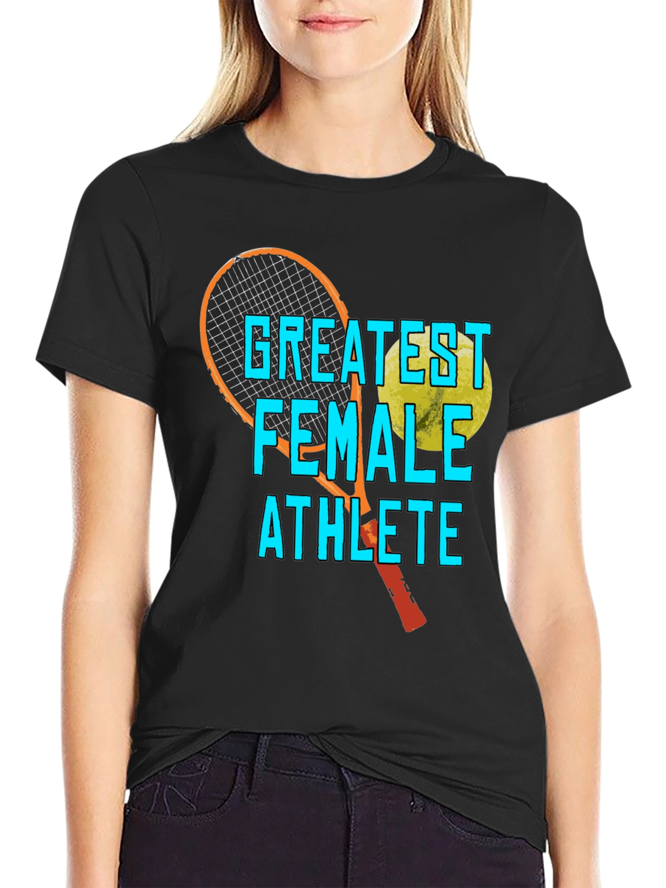 Greatest Female Athlete Tennis T-Shirt