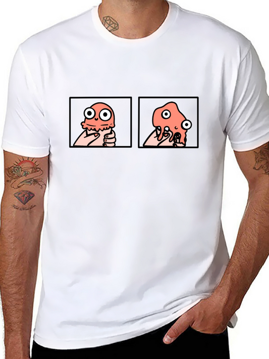 Funny Blob T-Shirt - Black Graphic Tee