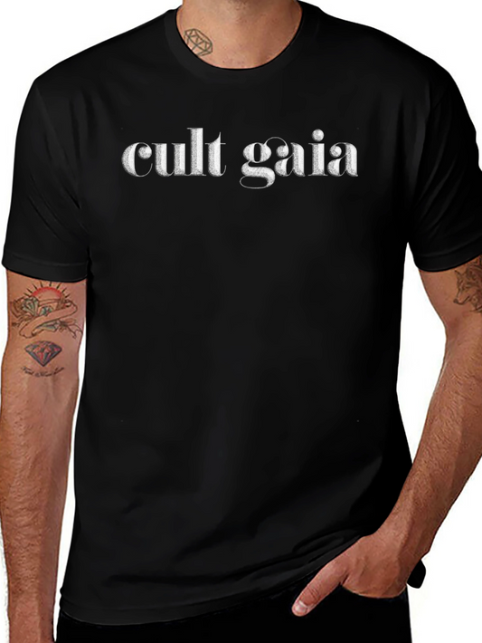 Cult Gaia Graphic Tee - Stylish Black Cotton T-Shirt