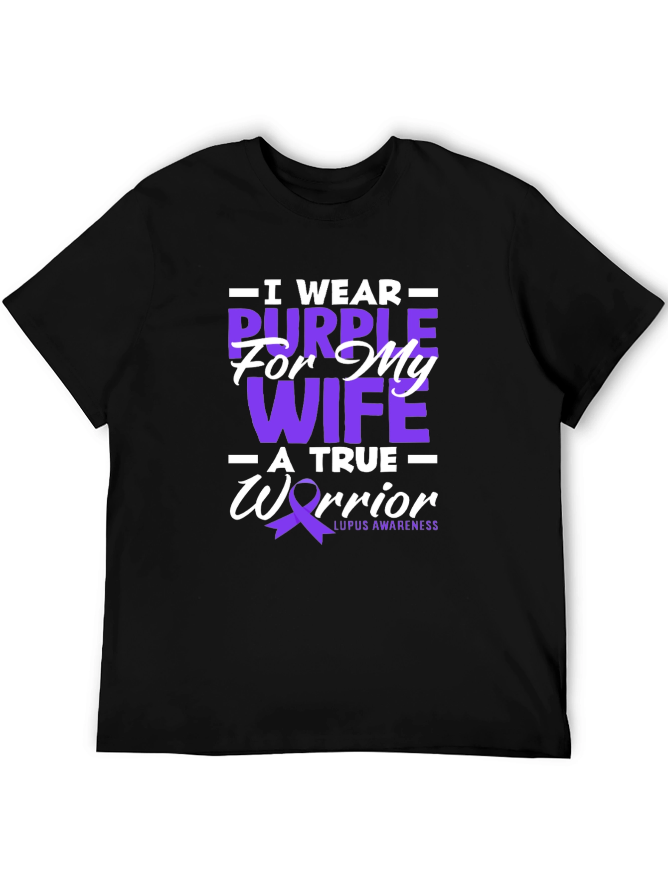 Purple for My Wife Lupus Awareness T-Shirt