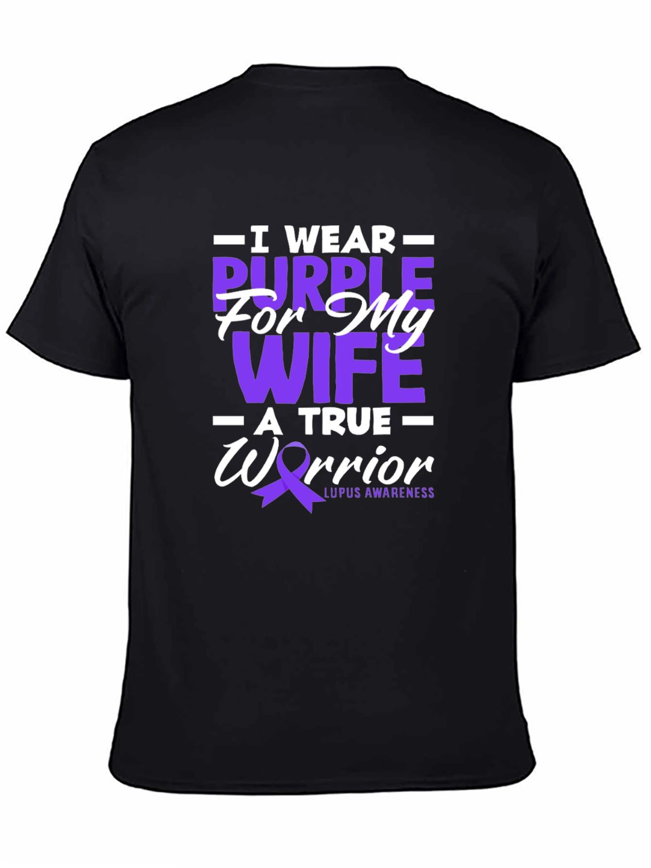 Purple for My Wife Lupus Awareness T-Shirt