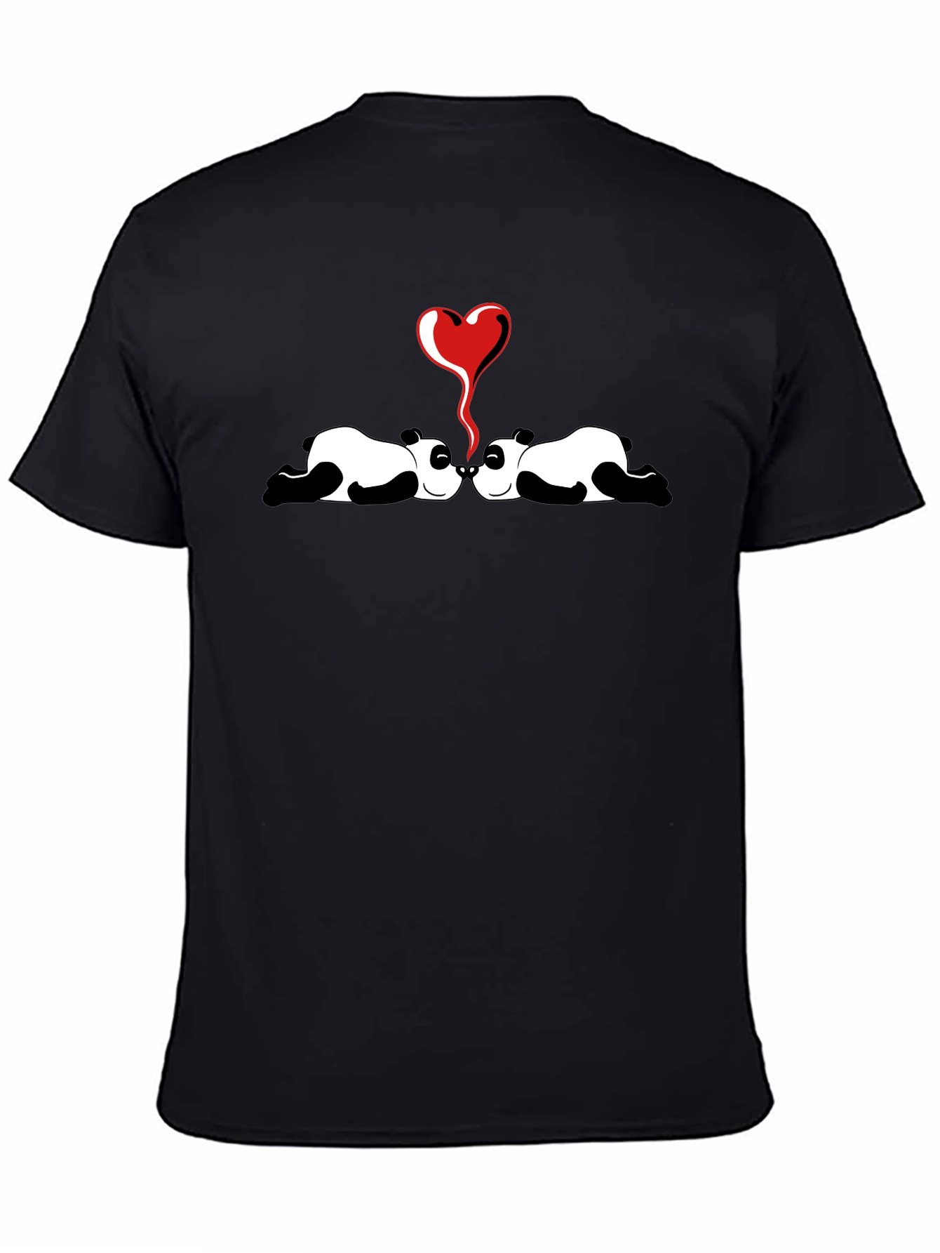 Panda Love Graphic Tee - Cute and Comfortable