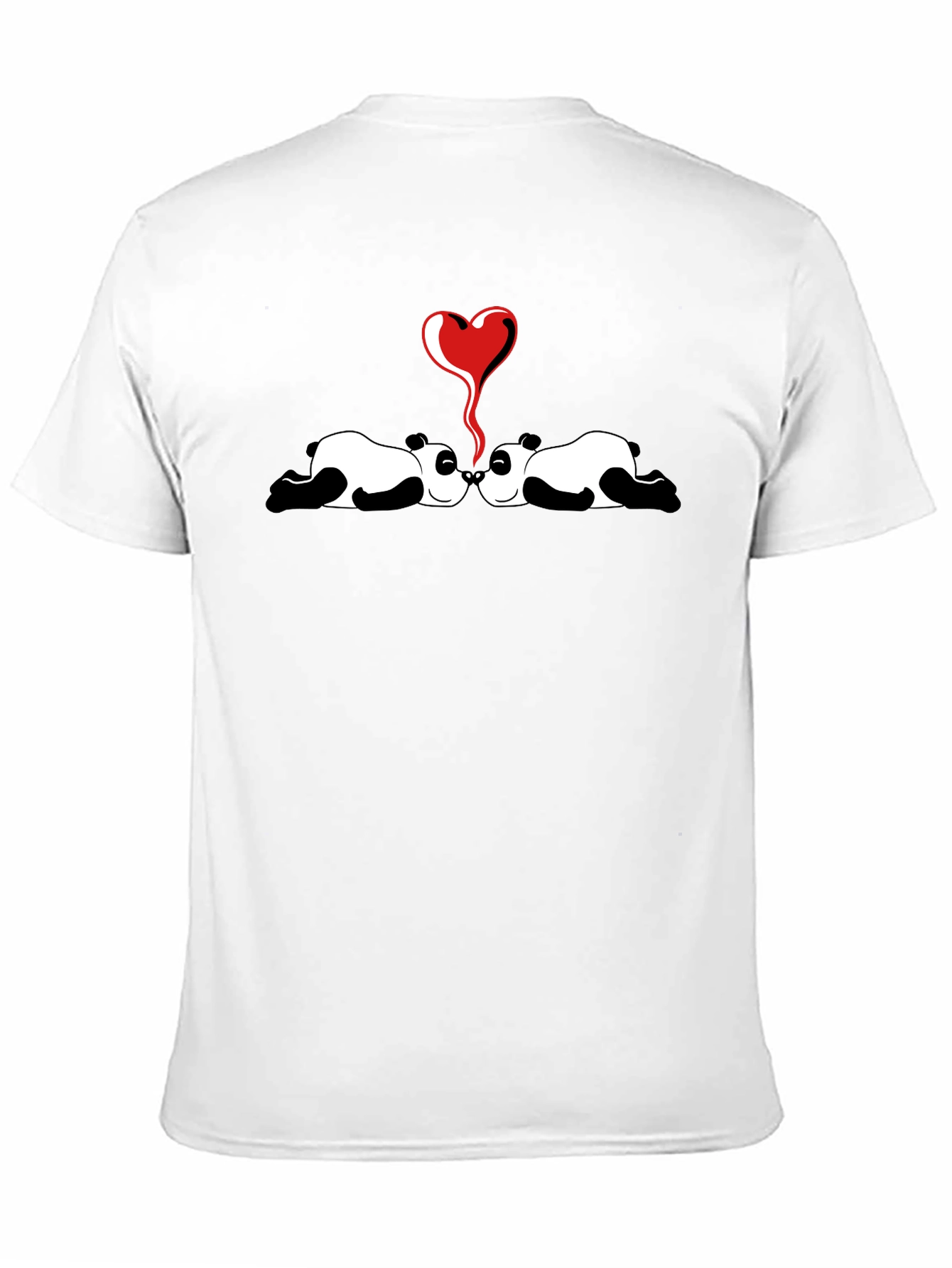 Panda Love Graphic Tee - Cute and Comfortable