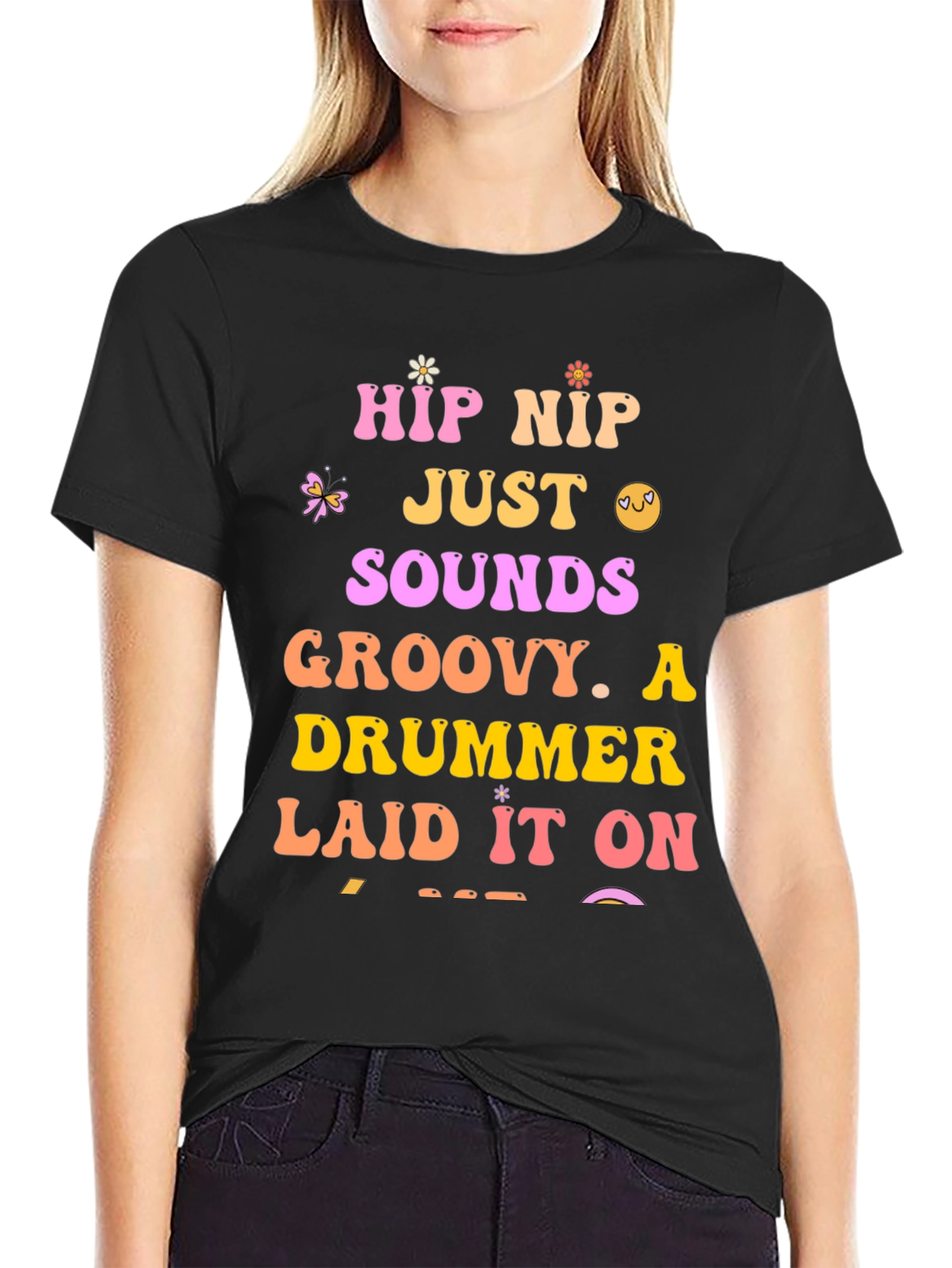 Groovy Drummer Graphic Tee