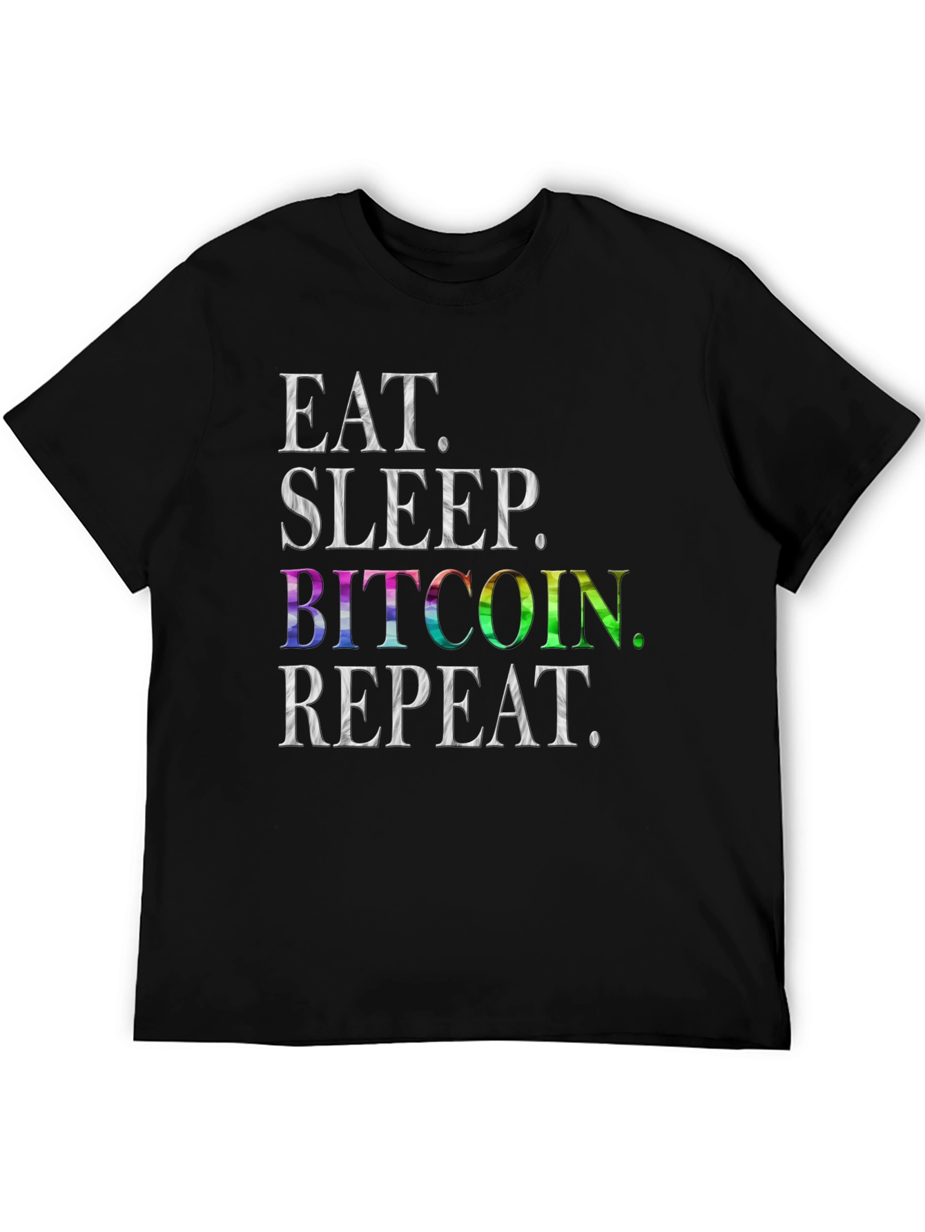 Eat Sleep Bitcoin Repeat Graphic Tee
