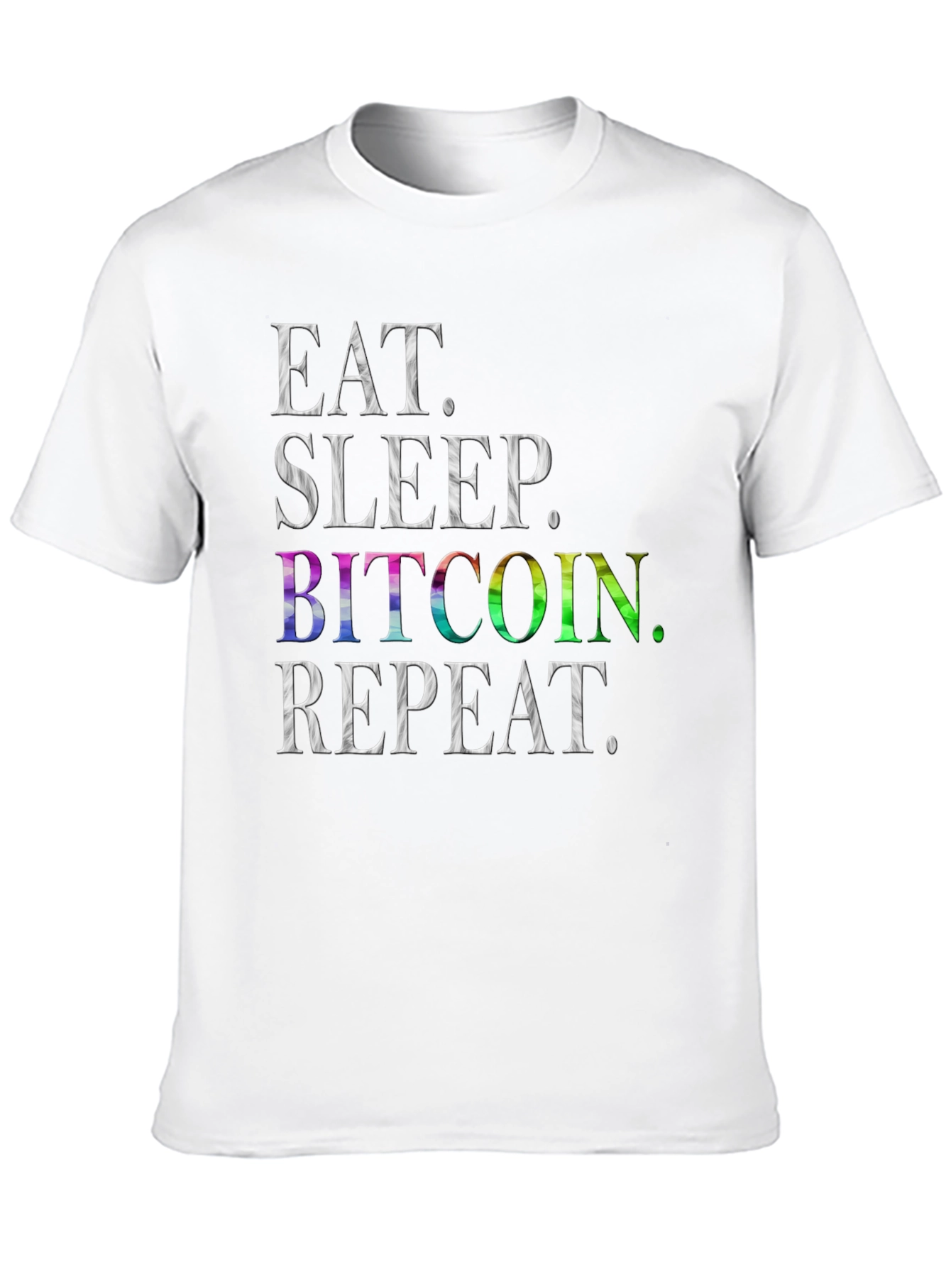 Eat Sleep Bitcoin Repeat Graphic Tee