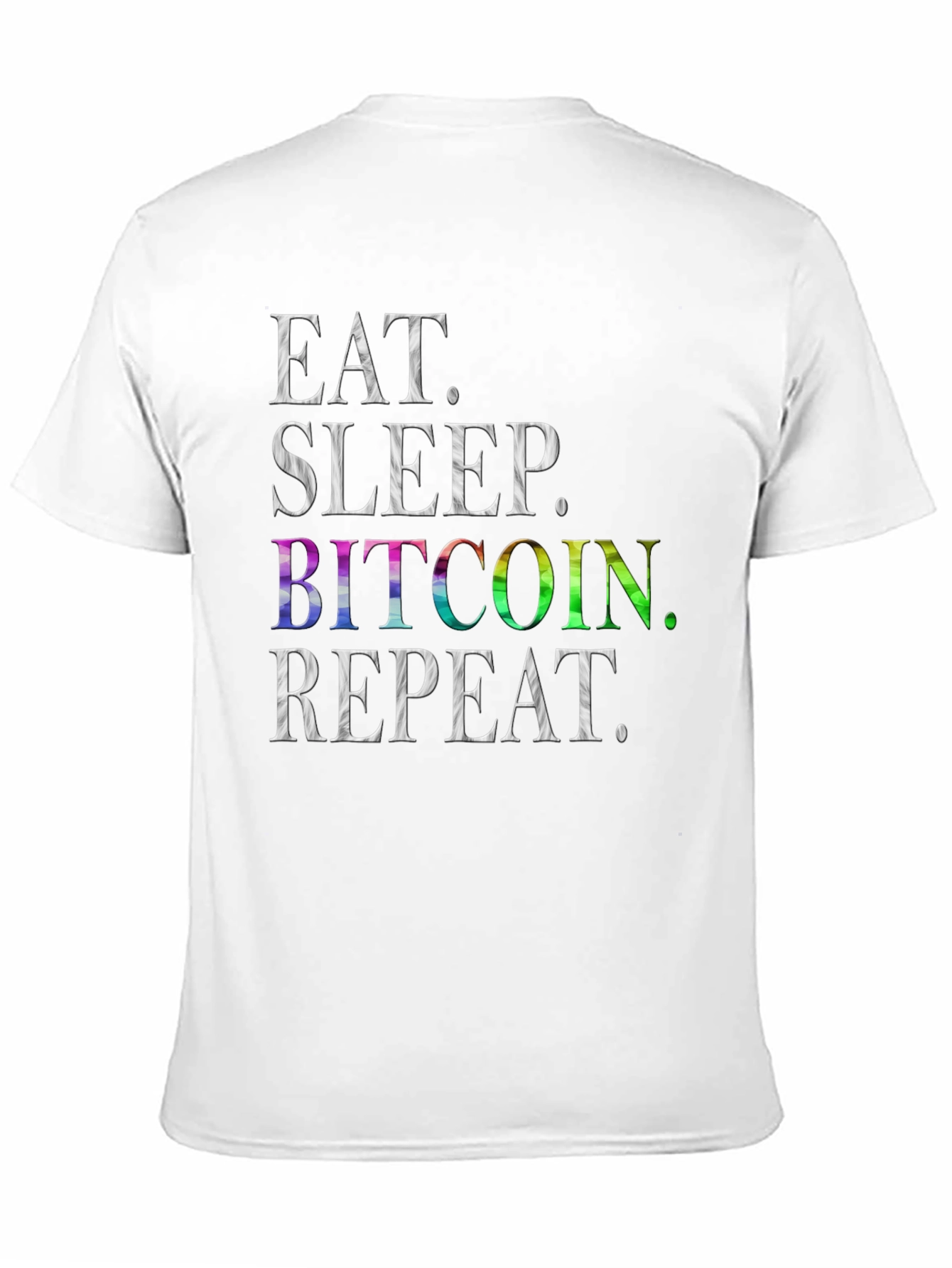 Eat Sleep Bitcoin Repeat Graphic Tee