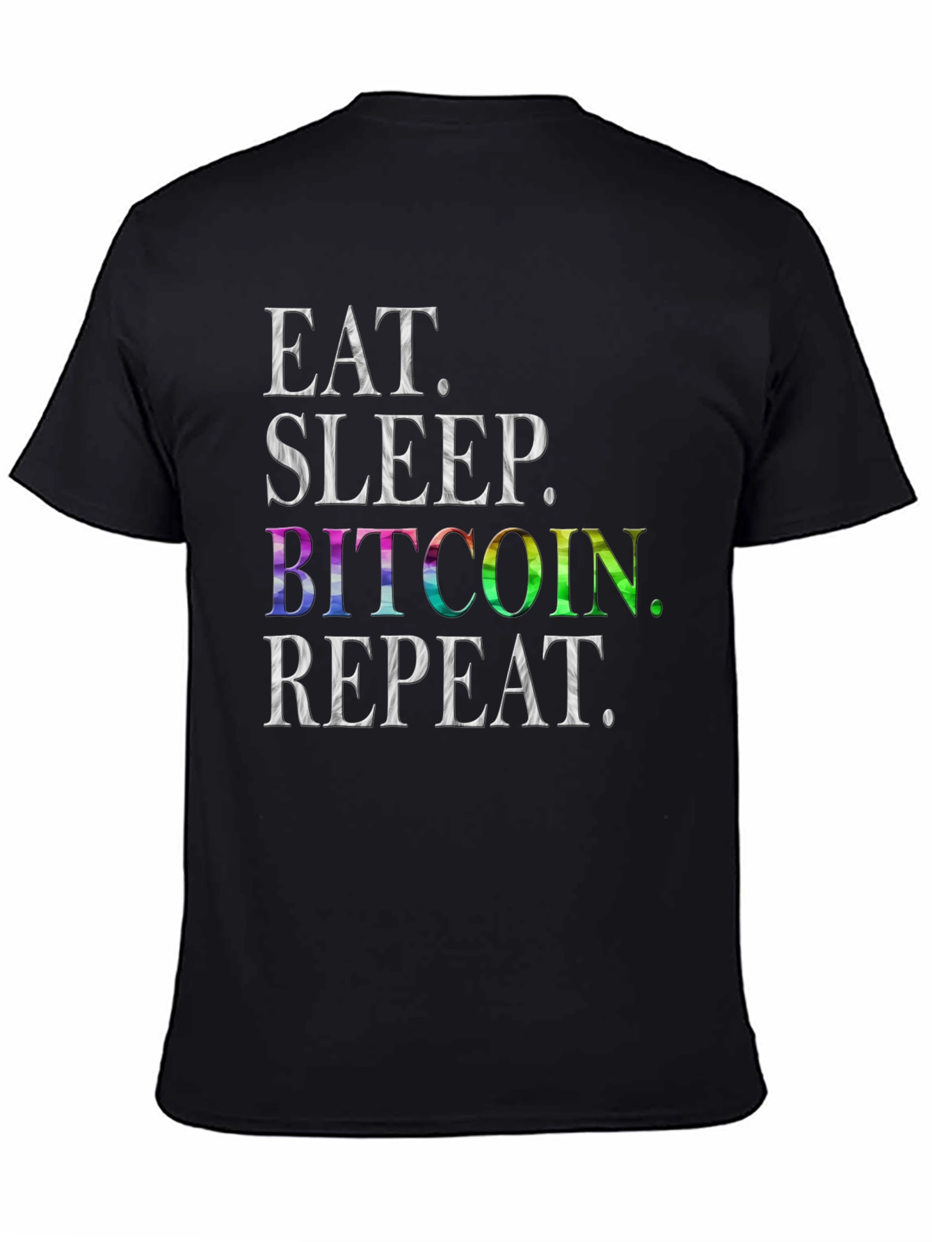 Eat Sleep Bitcoin Repeat Graphic Tee