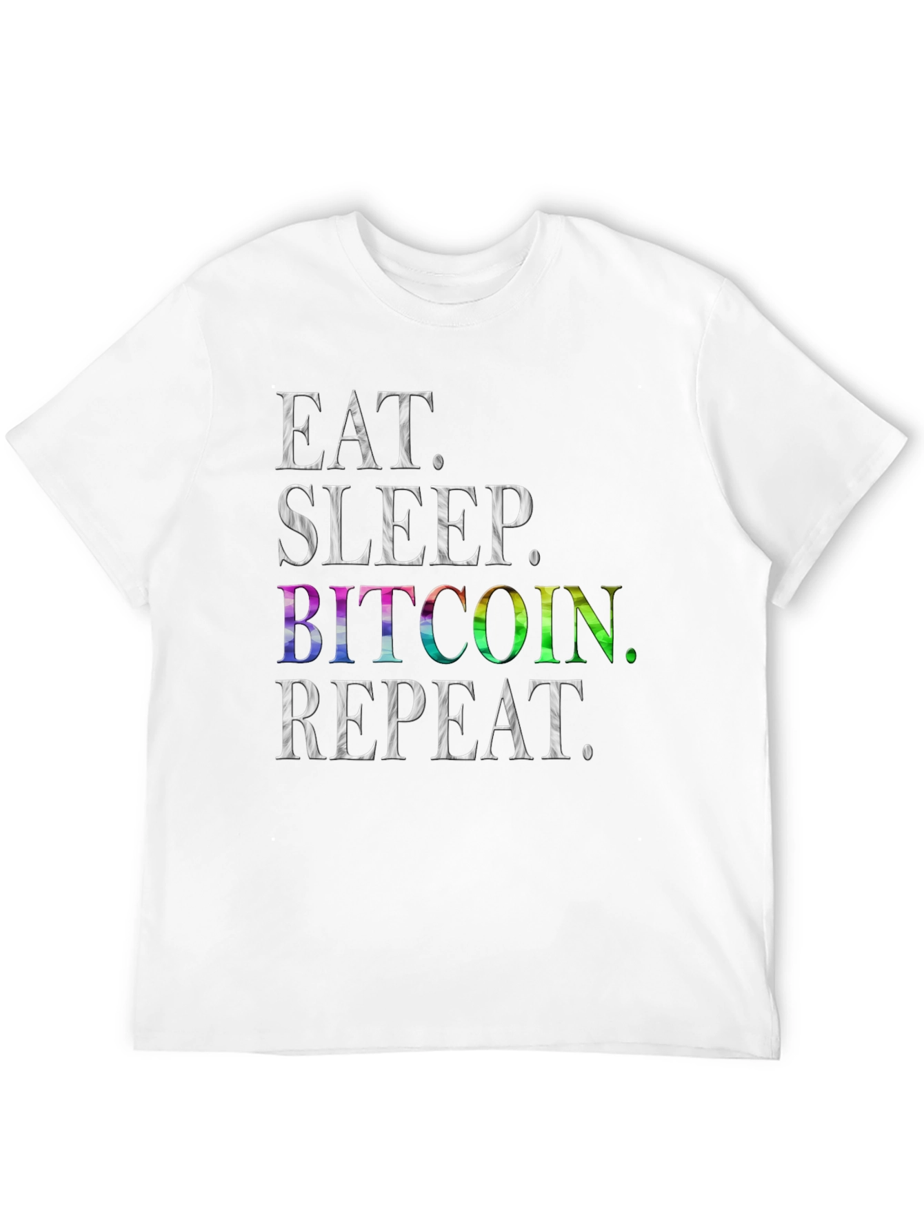 Eat Sleep Bitcoin Repeat Graphic Tee