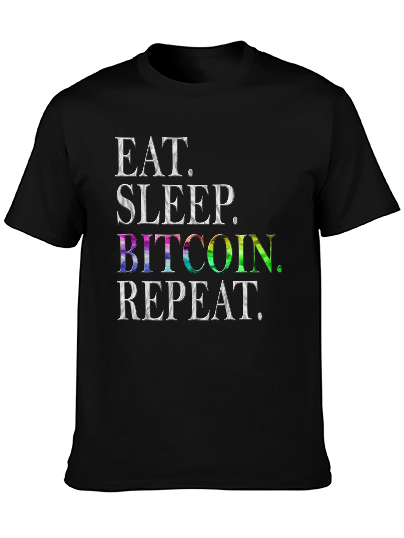 Eat Sleep Bitcoin Repeat Graphic Tee