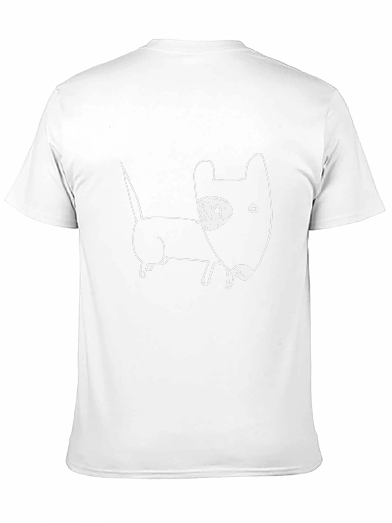 Funky Dog Graphic Tee - Cool Black T-Shirt