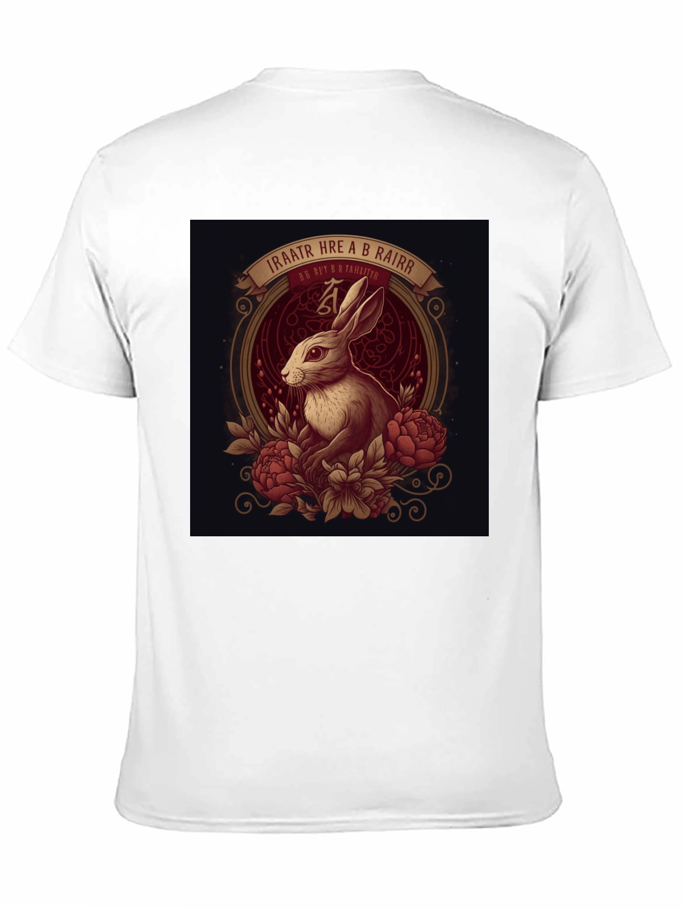 Rabbit Floral Graphic Tee