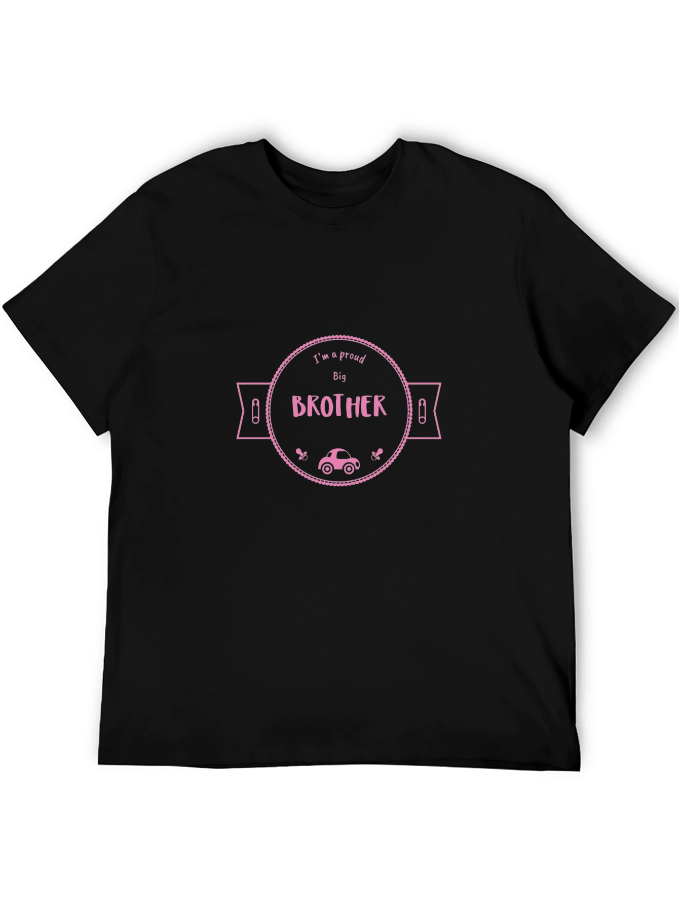 Proud Big Brother Black T-Shirt
