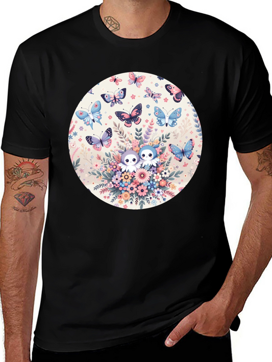 Butterfly & Owl Graphic Tee