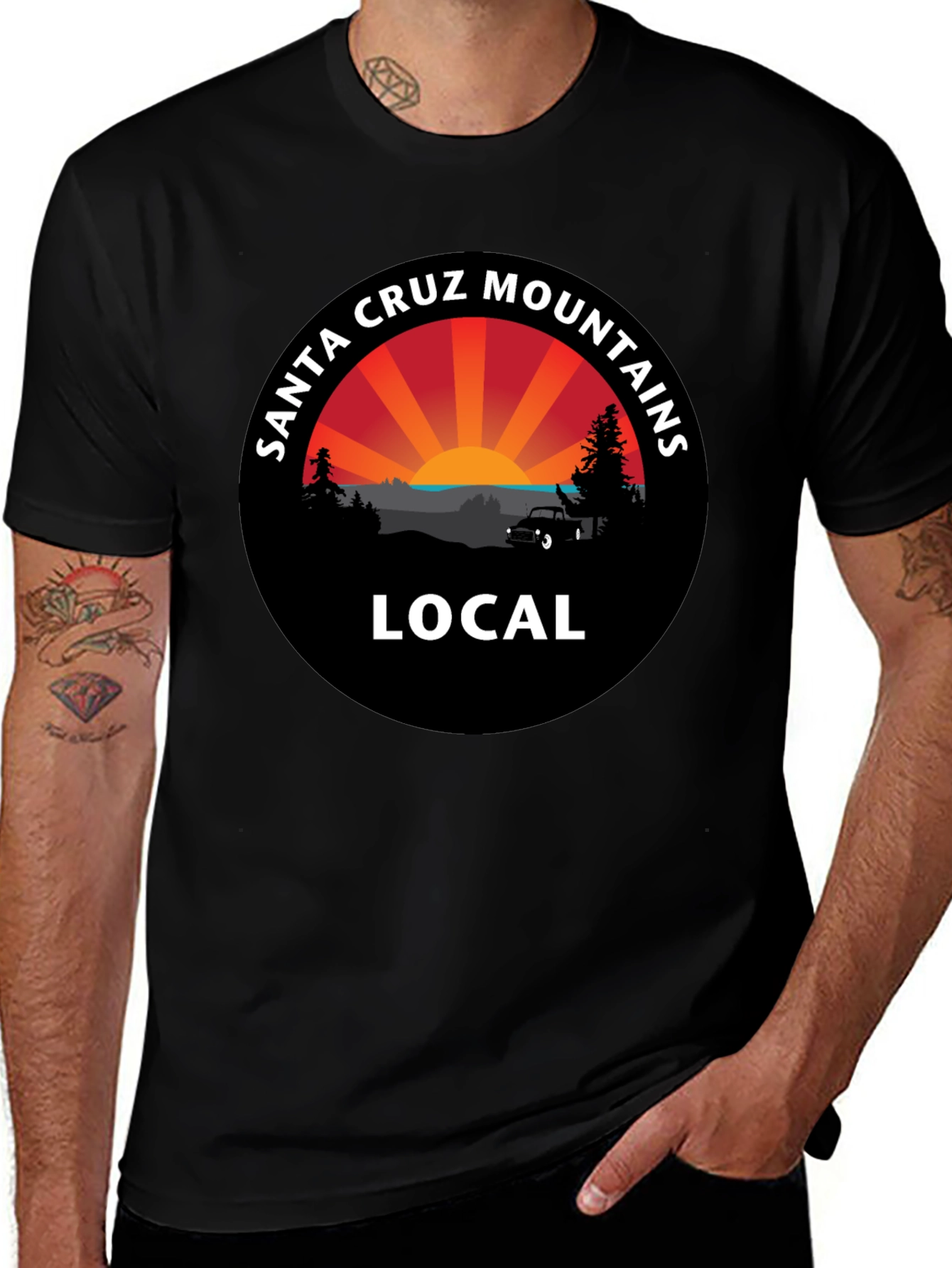 Santa Cruz Mountains Local T-Shirt