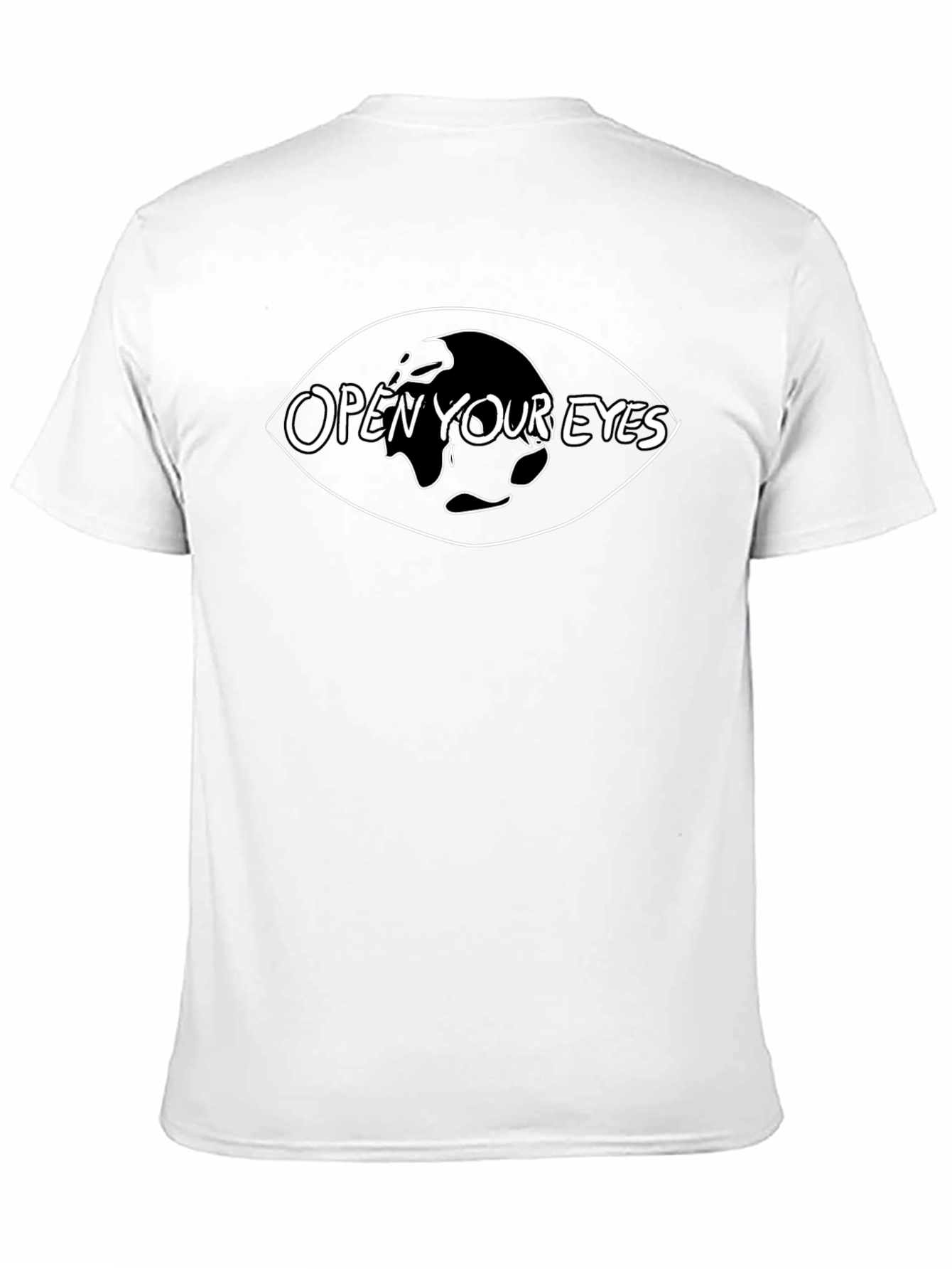 Open Your Eyes Black Graphic Tee