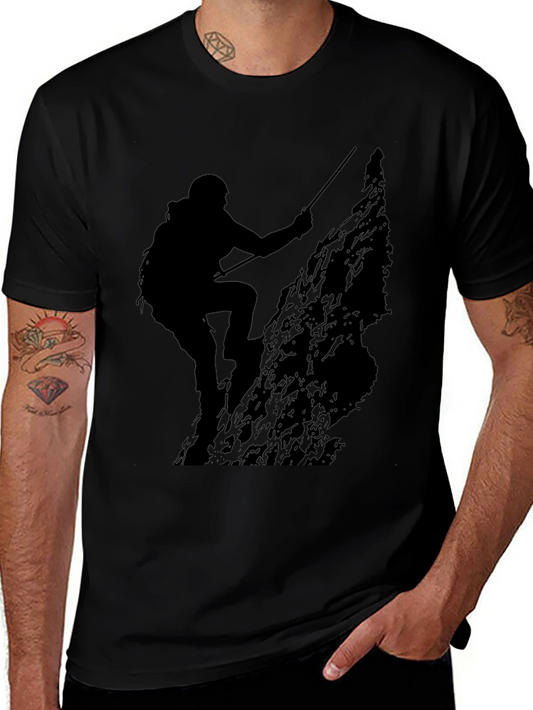 Climbing Silhouette Black T-Shirt