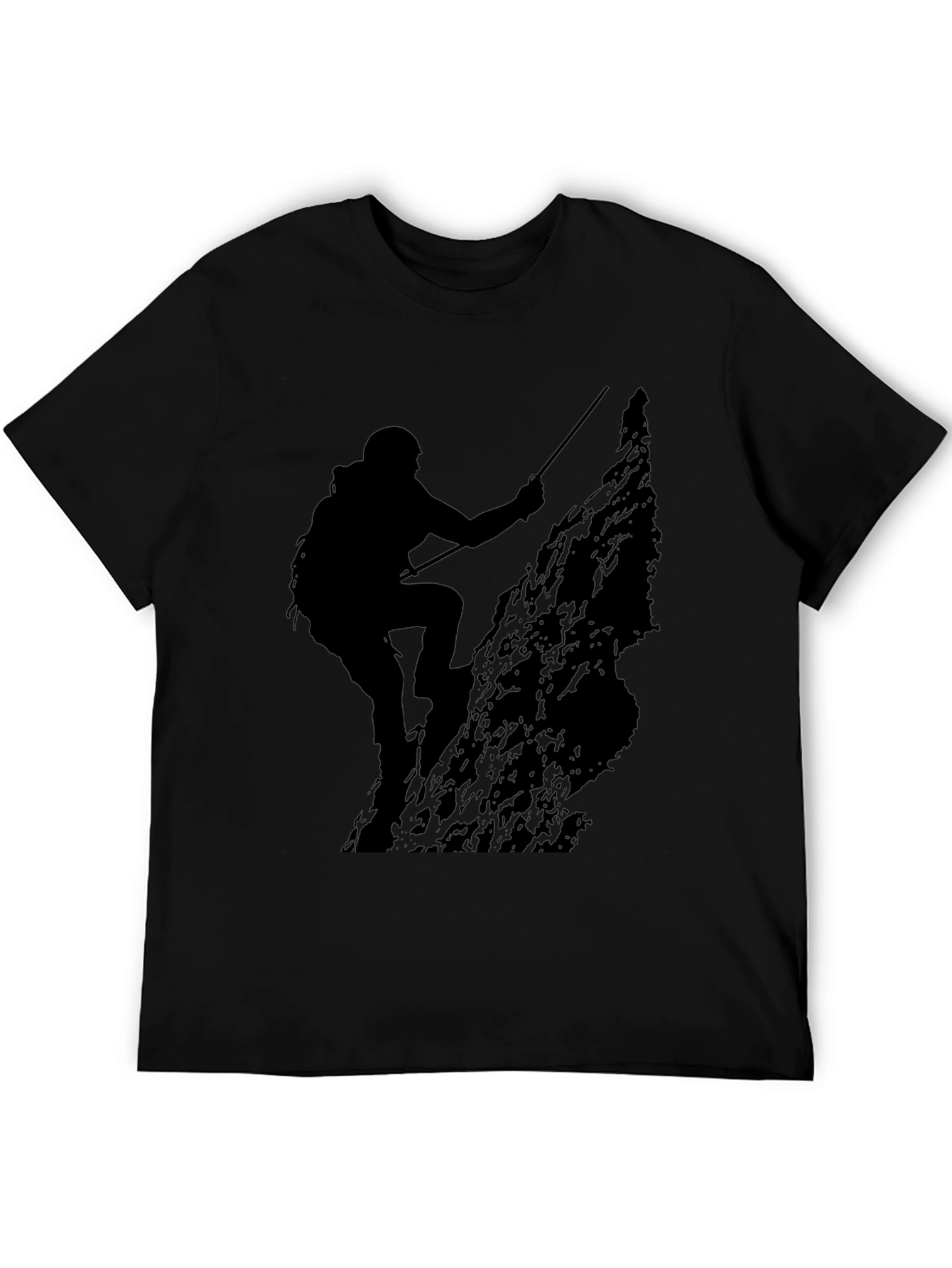 Climbing Silhouette Black T-Shirt