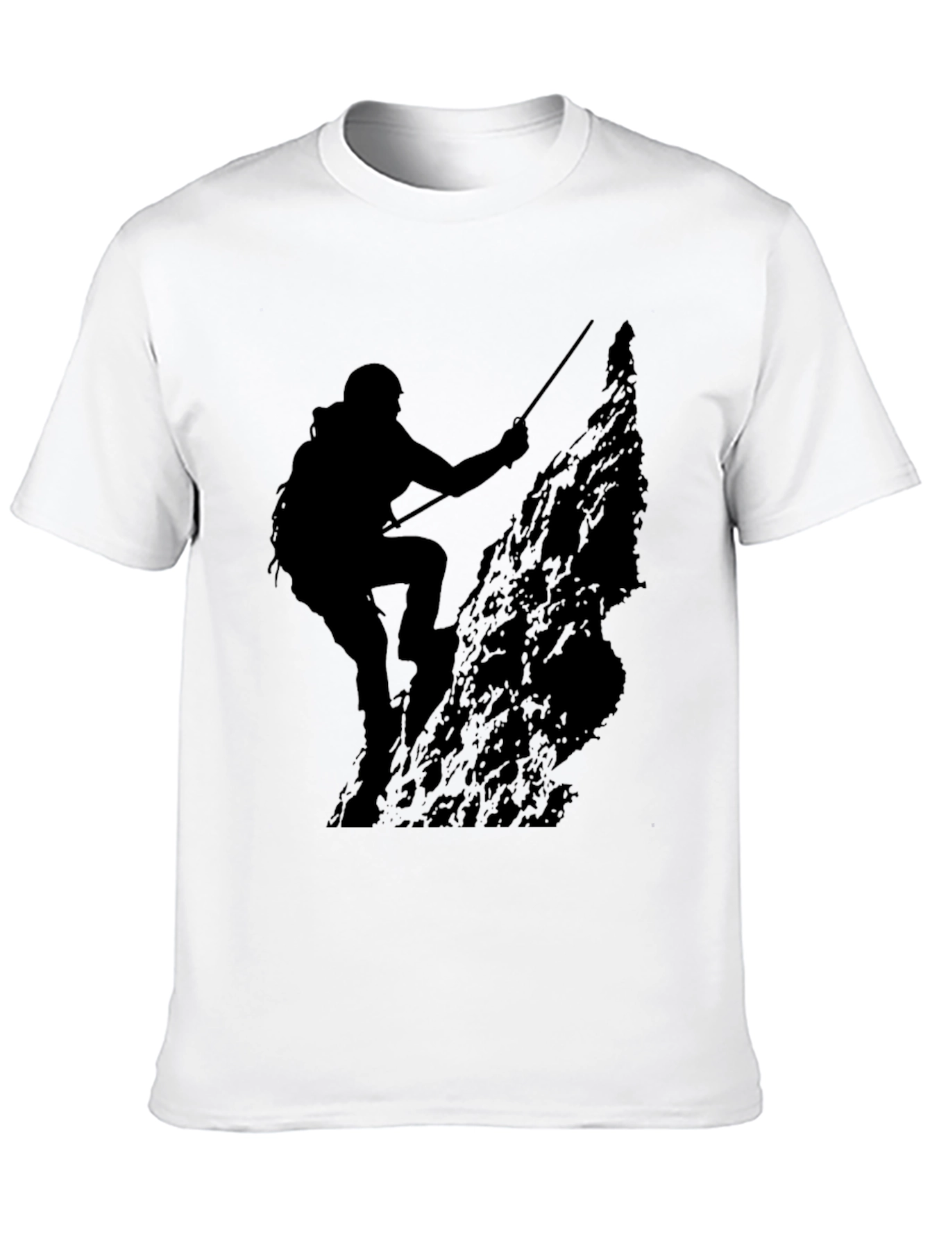 Climbing Silhouette Black T-Shirt