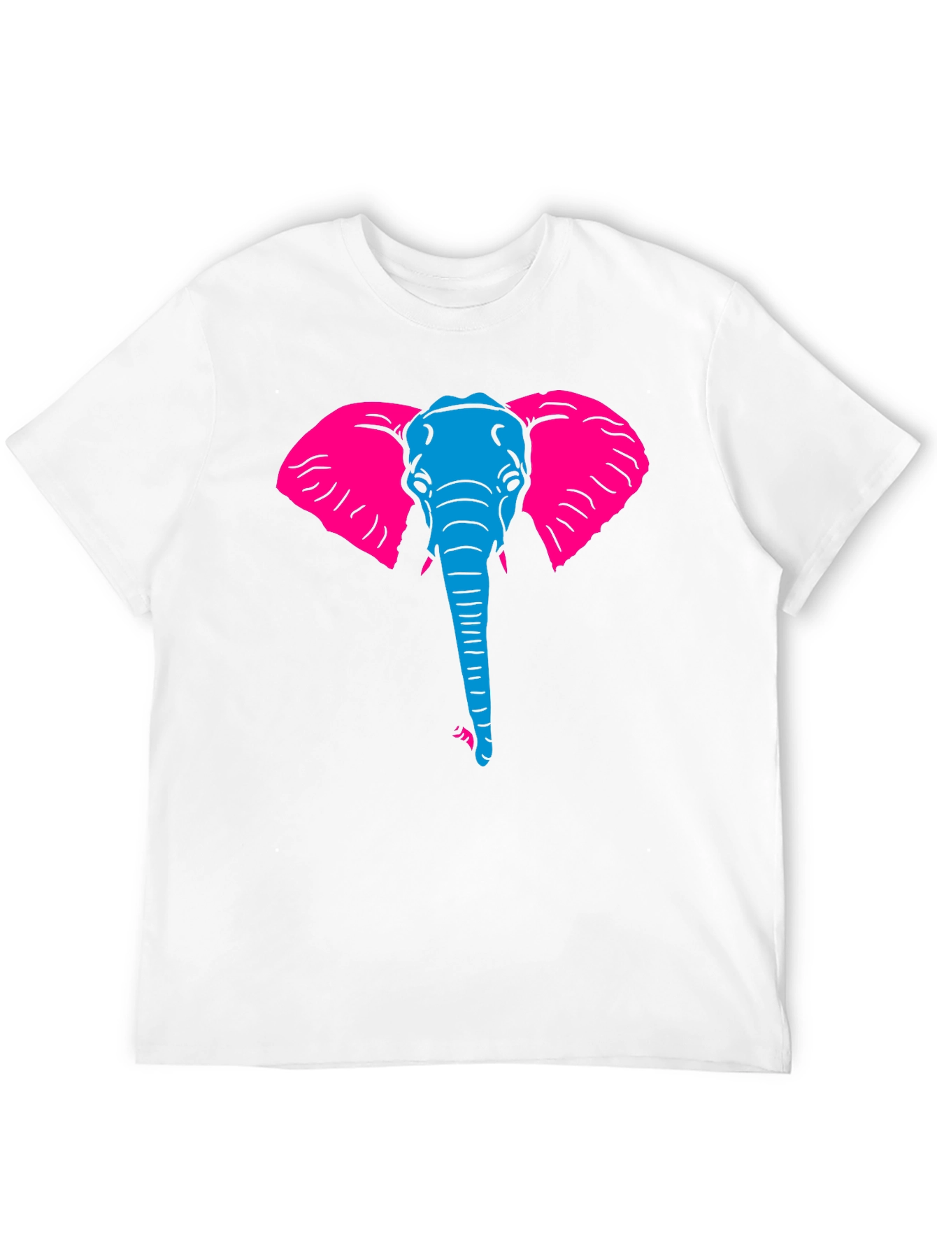 Cool Elephant Graphic Black T-Shirt