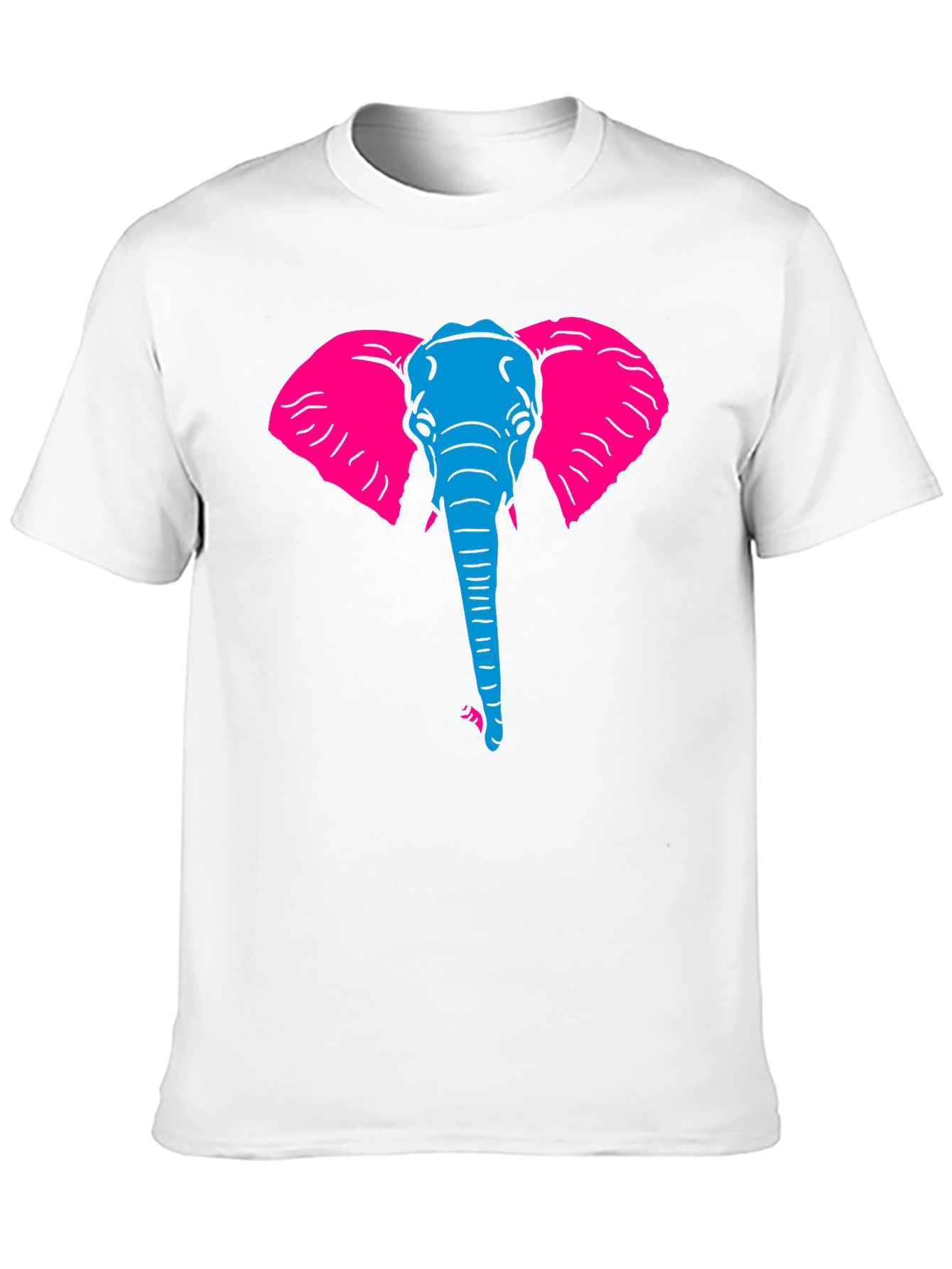 Cool Elephant Graphic Black T-Shirt