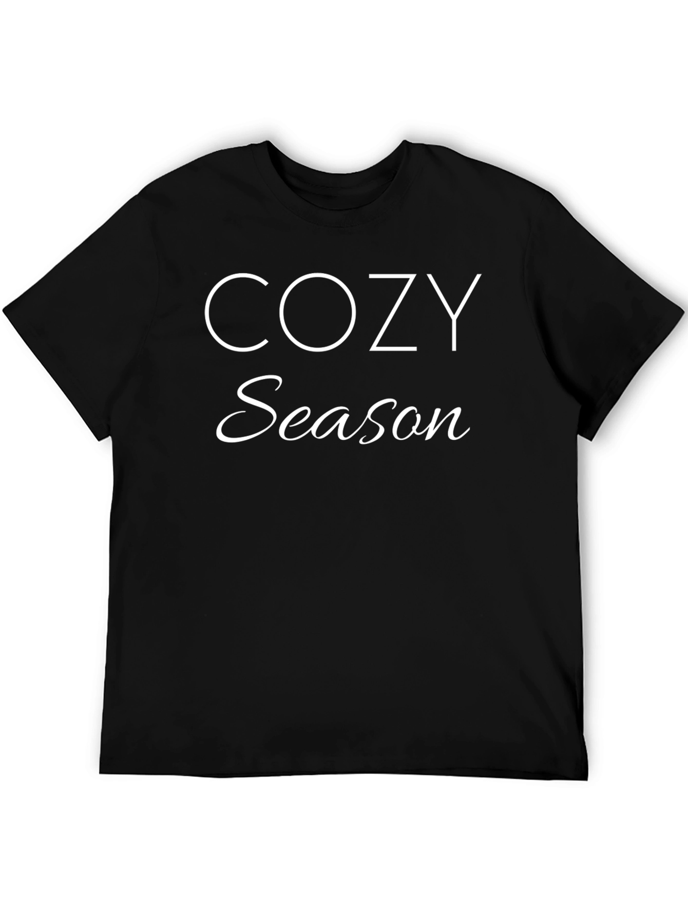Cozy Season Black T-Shirt