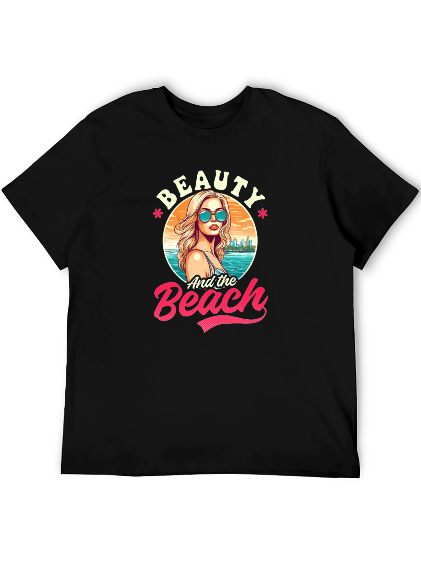 Beauty and the Beach Graphic T-Shirt