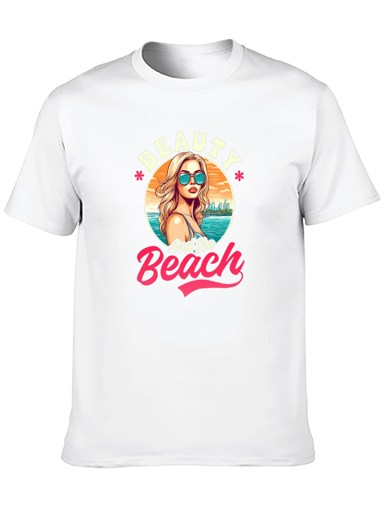 Beauty and the Beach Graphic T-Shirt
