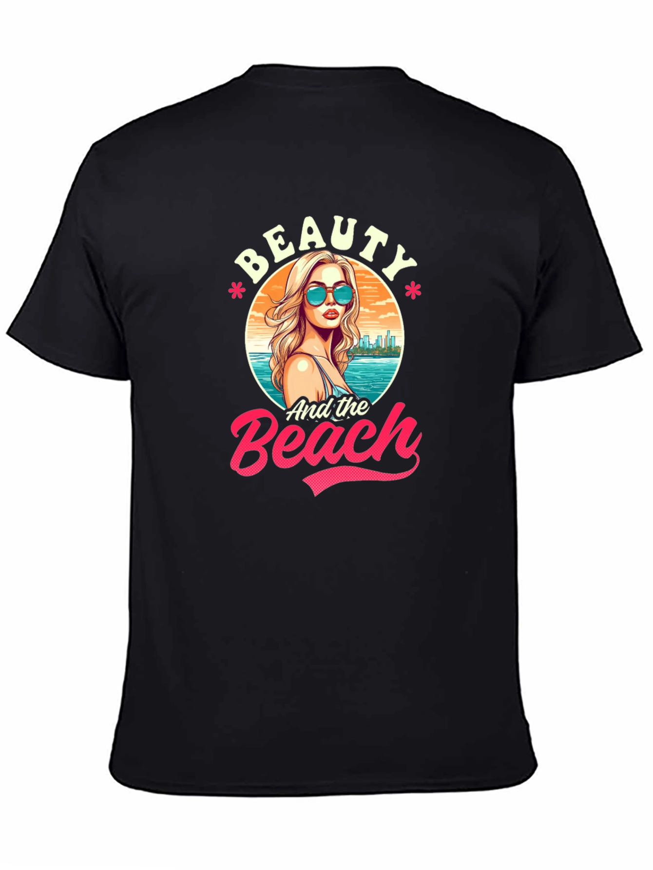 Beauty and the Beach Graphic T-Shirt