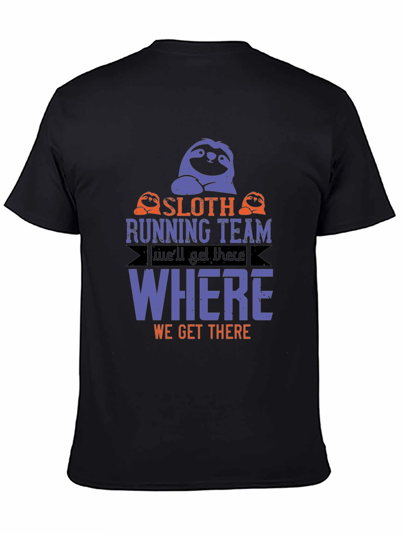 Sloth Running Team T-Shirt - Funny Novelty Tee