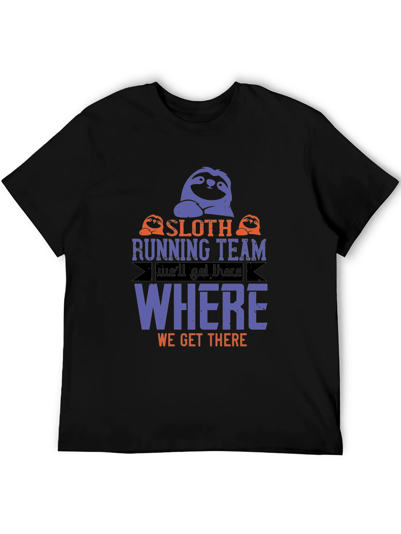 Sloth Running Team T-Shirt - Funny Novelty Tee