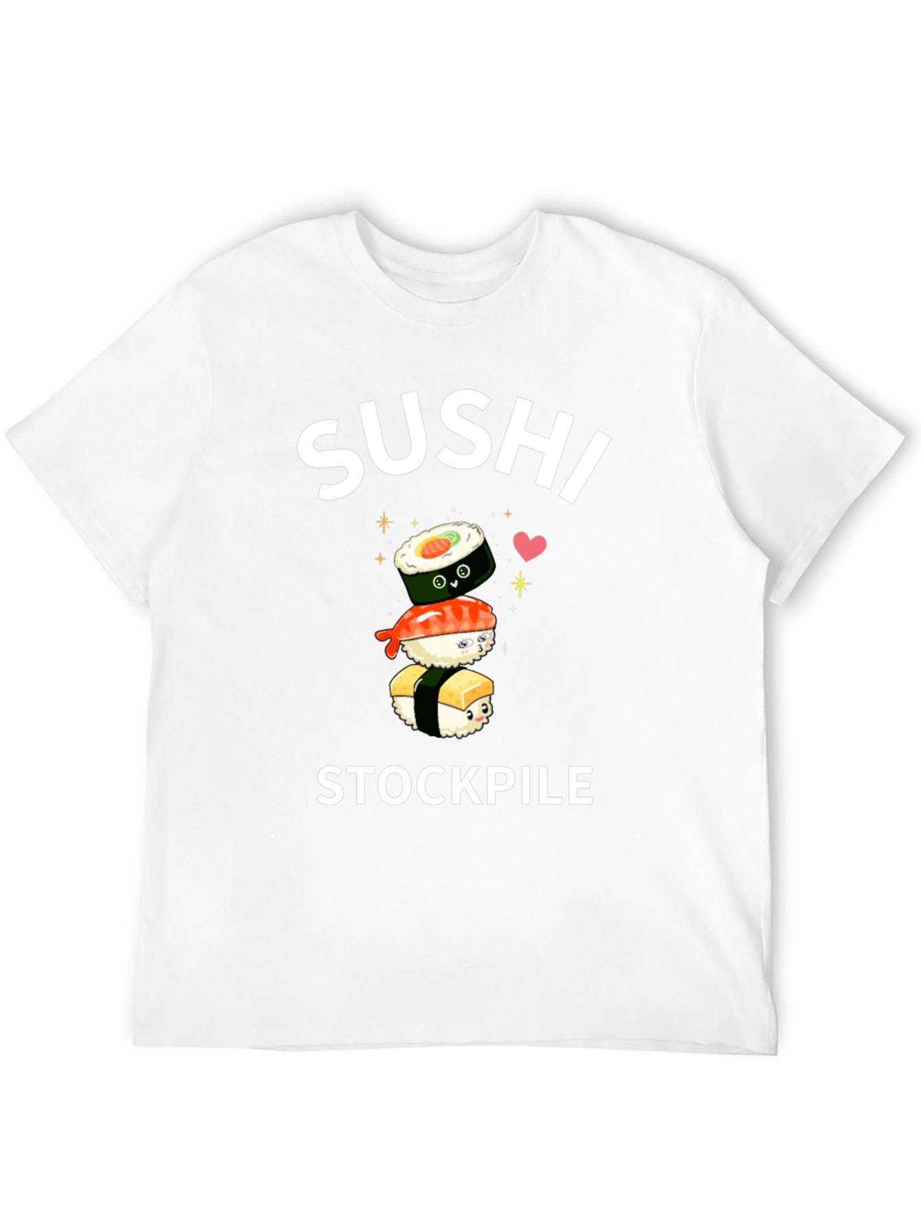 Sushi Stockpile Black T-Shirt