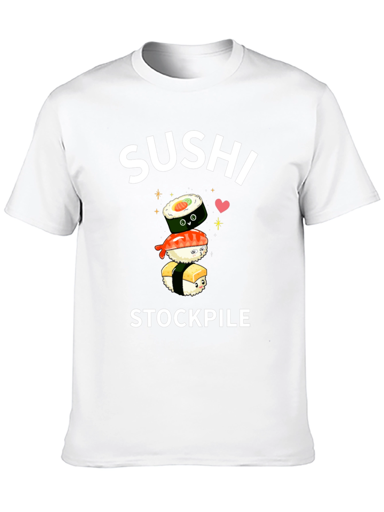 Sushi Stockpile Black T-Shirt
