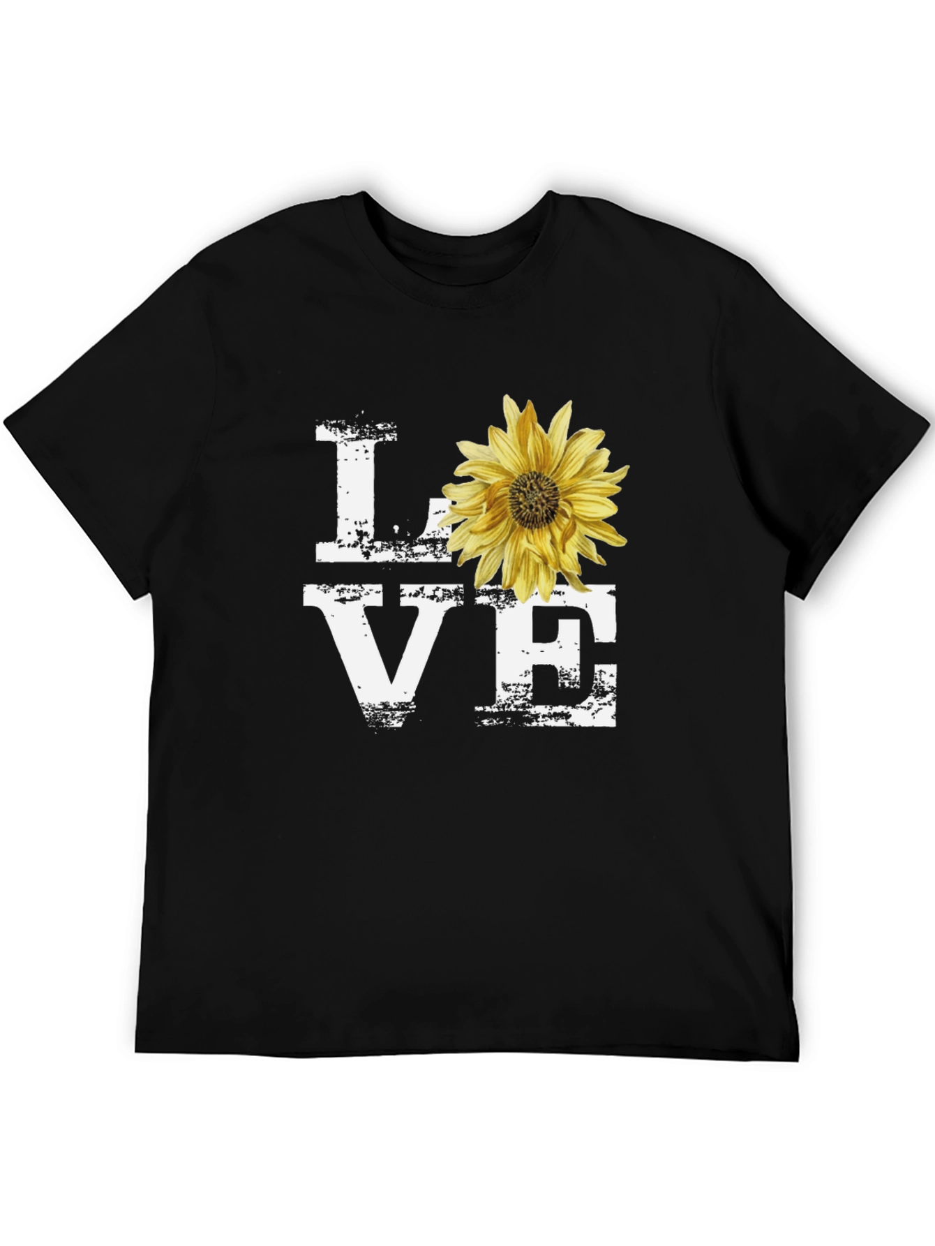 Love Sunflower Graphic T-Shirt - Stylish Casual Tee