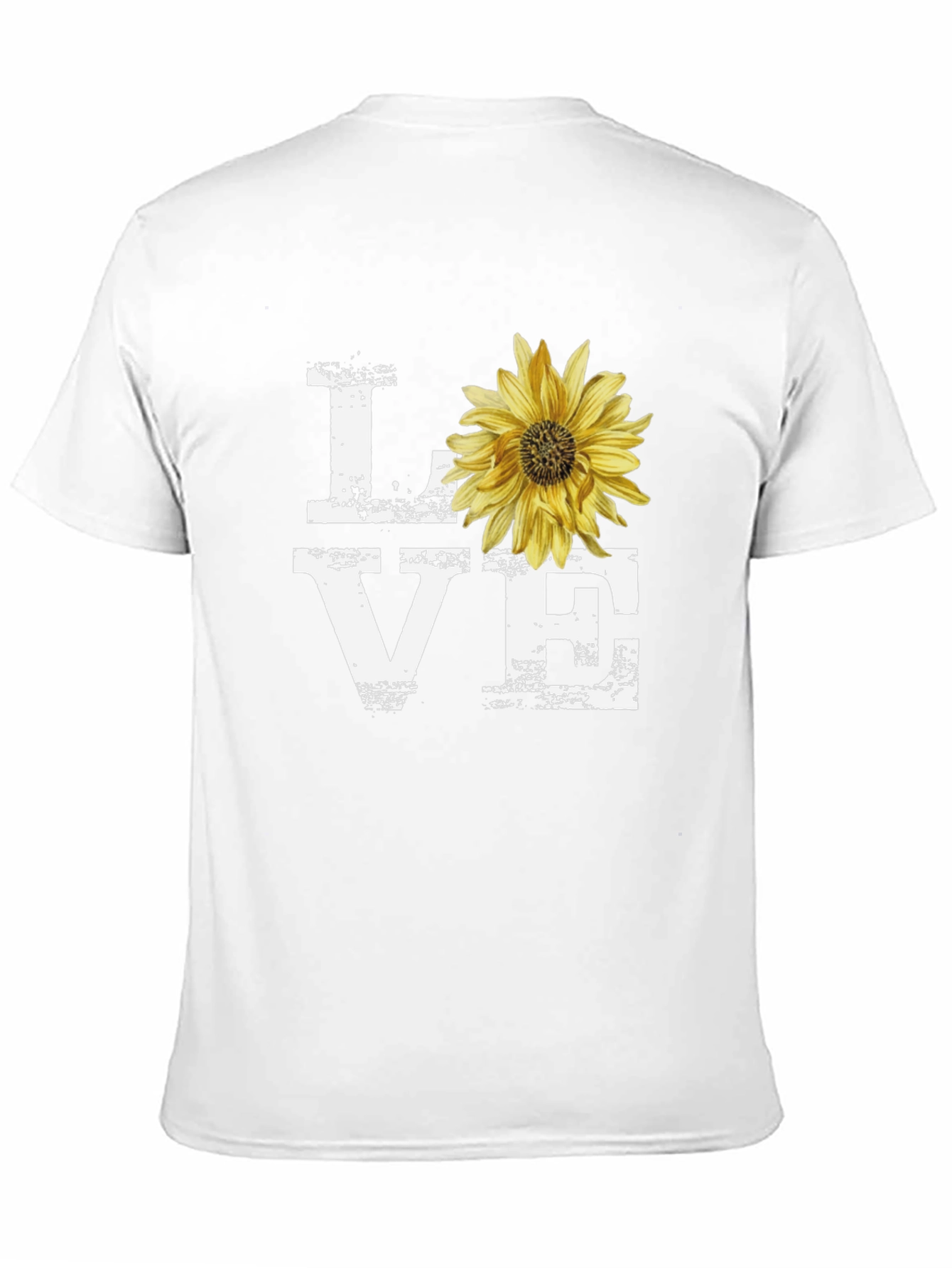 Love Sunflower Graphic T-Shirt - Stylish Casual Tee