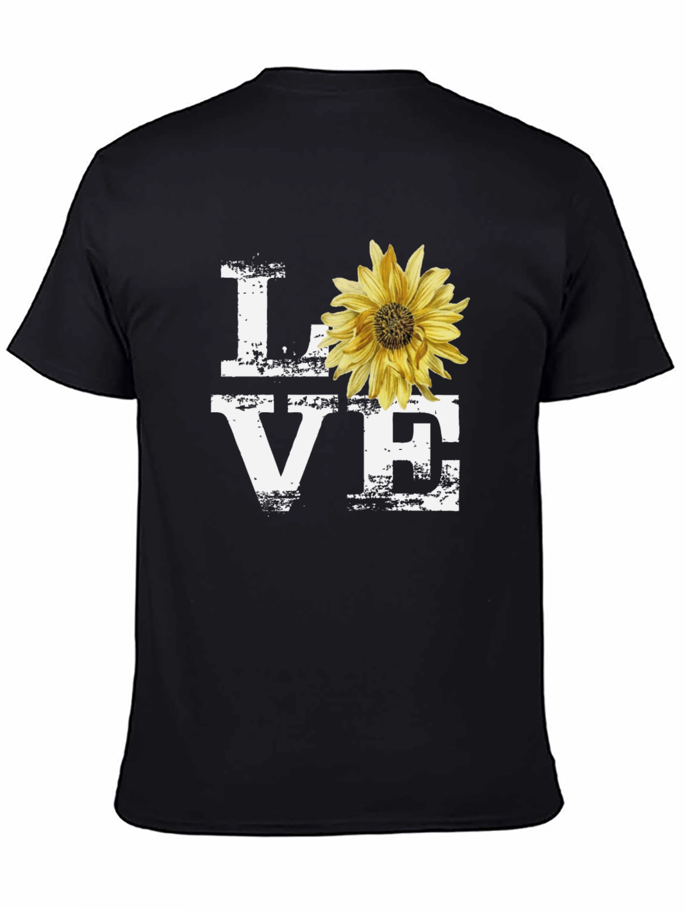 Love Sunflower Graphic T-Shirt - Stylish Casual Tee