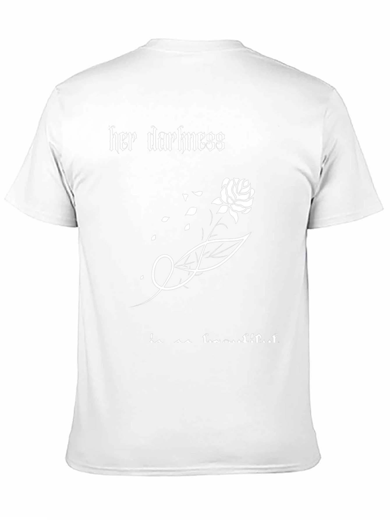 Her Darkness is Beautiful Rose Graphic T-Shirt