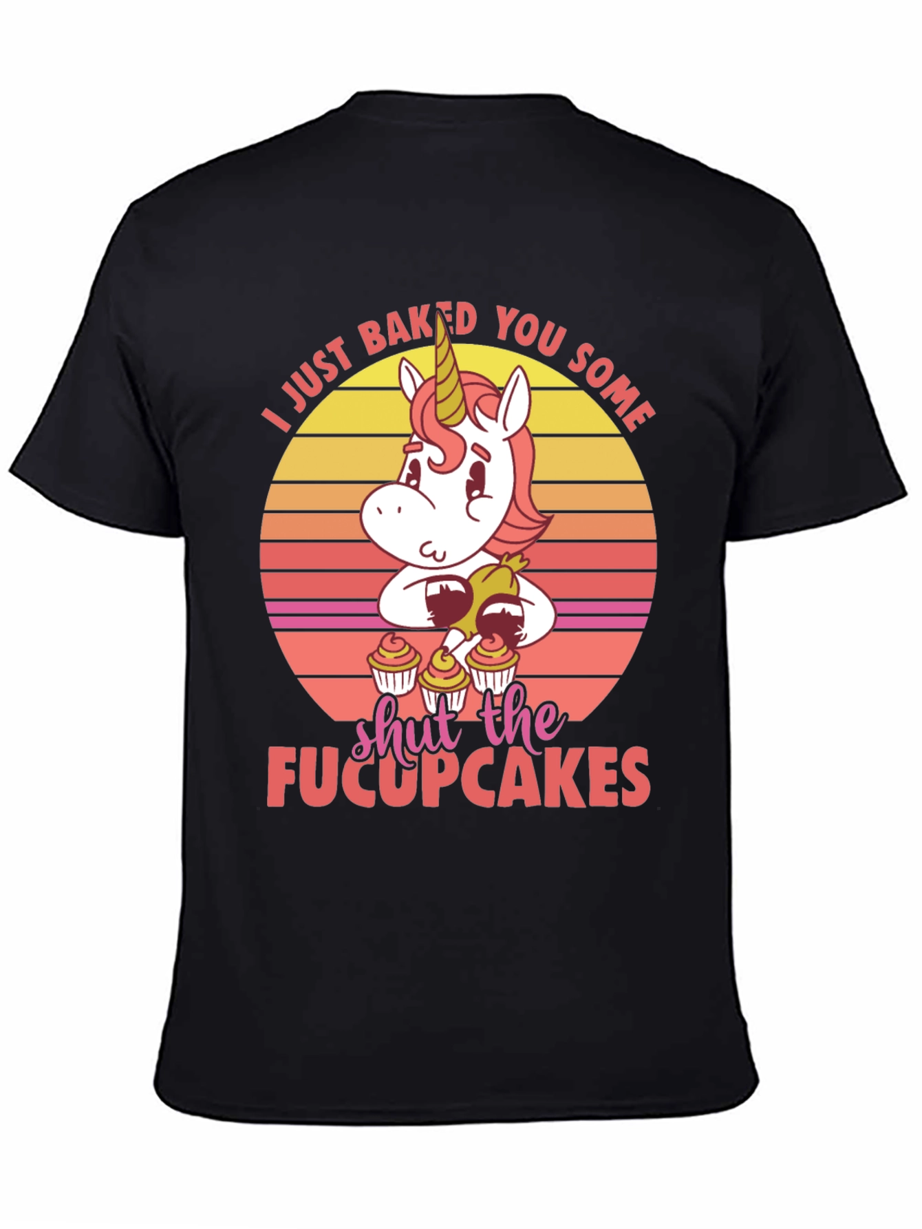 Unicorn Cupcake Graphic T-Shirt