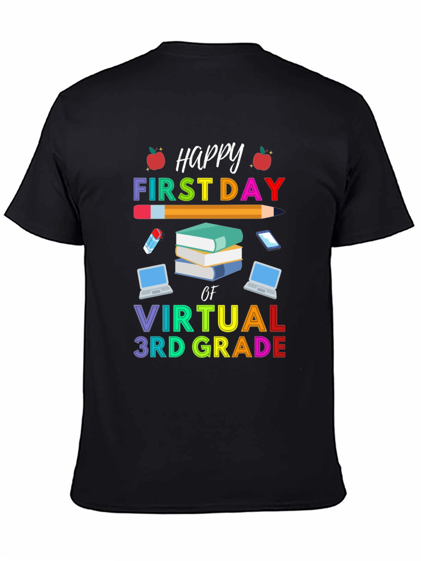 Happy First Day of Virtual 3rd Grade T-Shirt