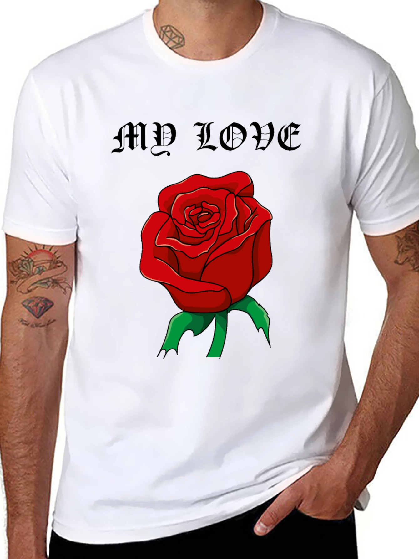 My Love Rose Graphic T-Shirt