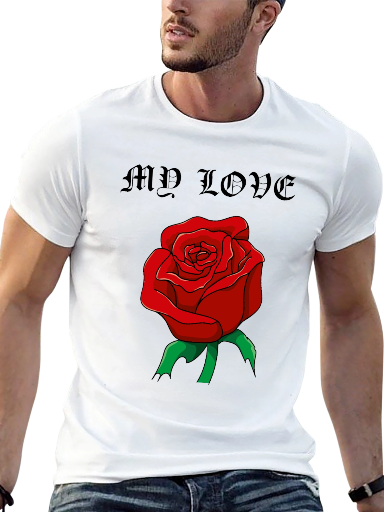 My Love Rose Graphic T-Shirt