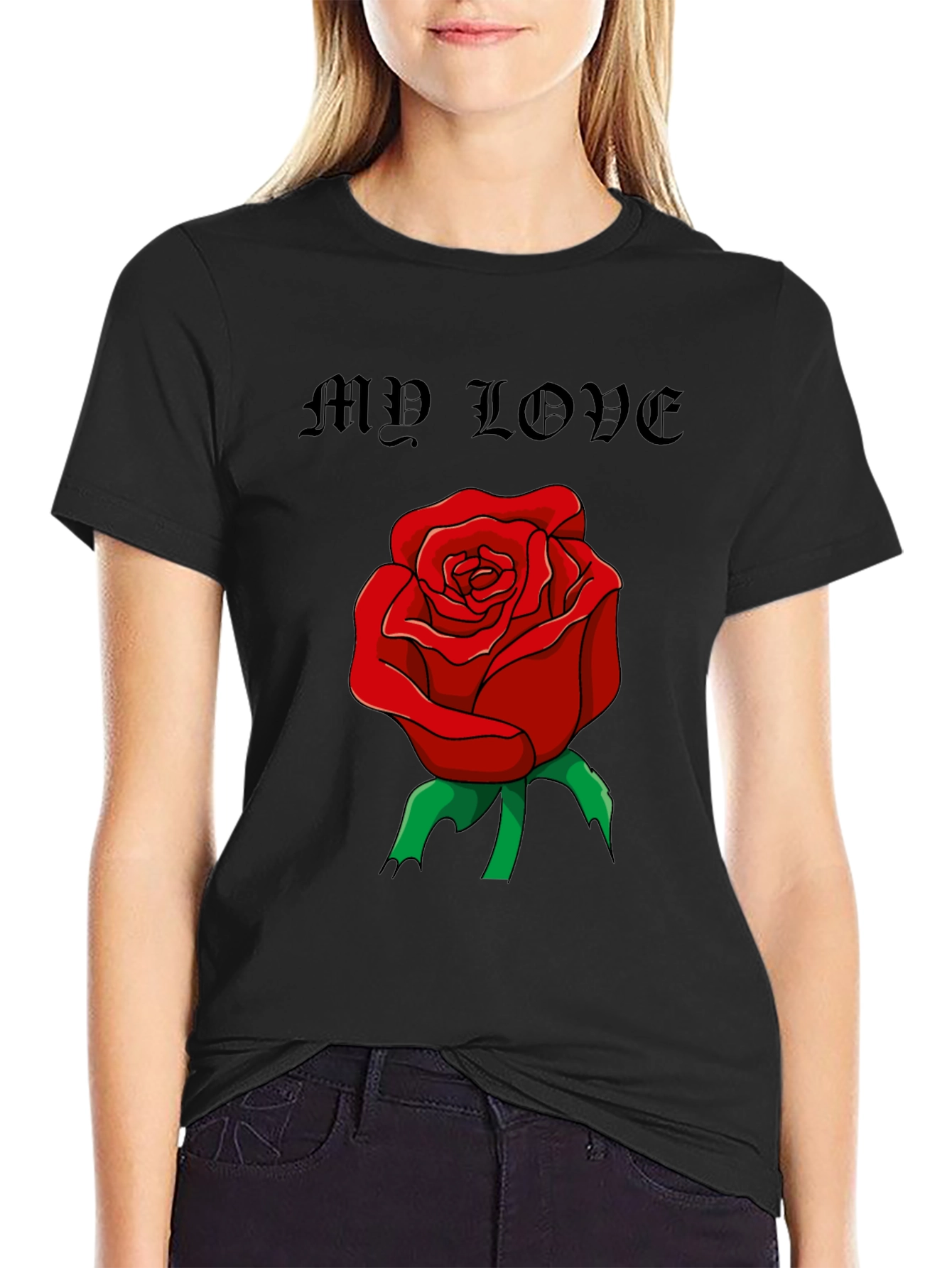 My Love Rose Graphic T-Shirt