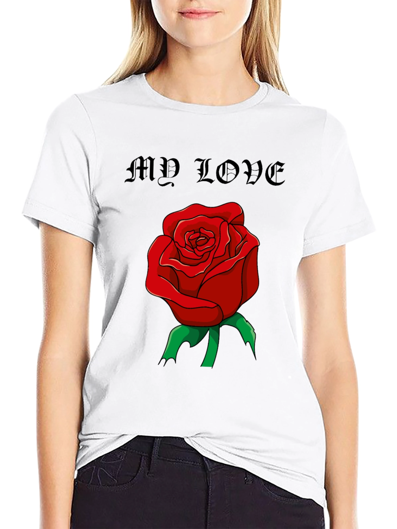 My Love Rose Graphic T-Shirt