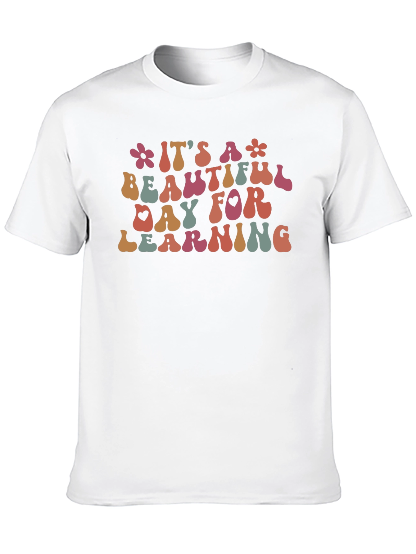 Its a Beautiful Day for Learning Black T-Shirt