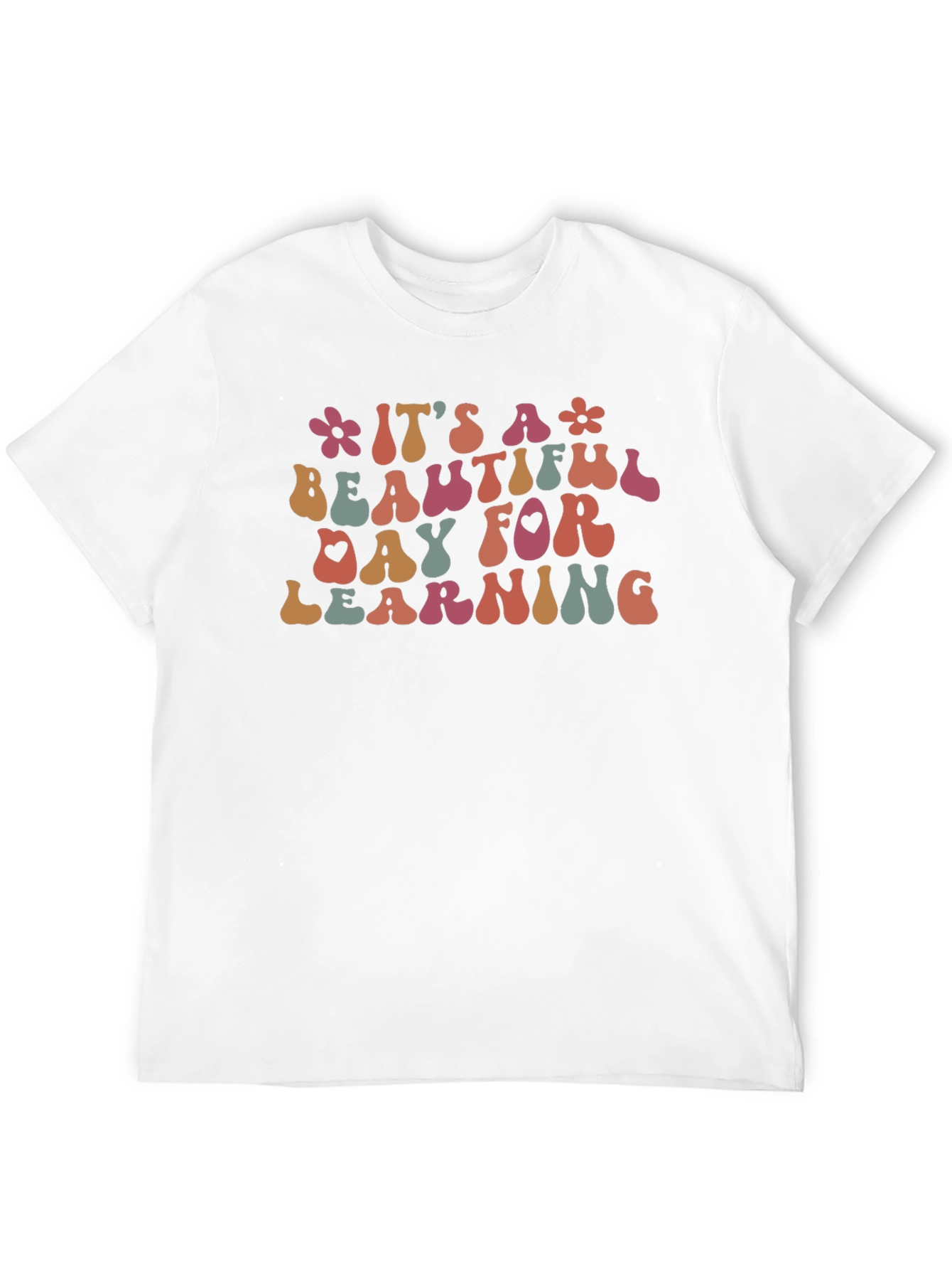 Its a Beautiful Day for Learning Black T-Shirt