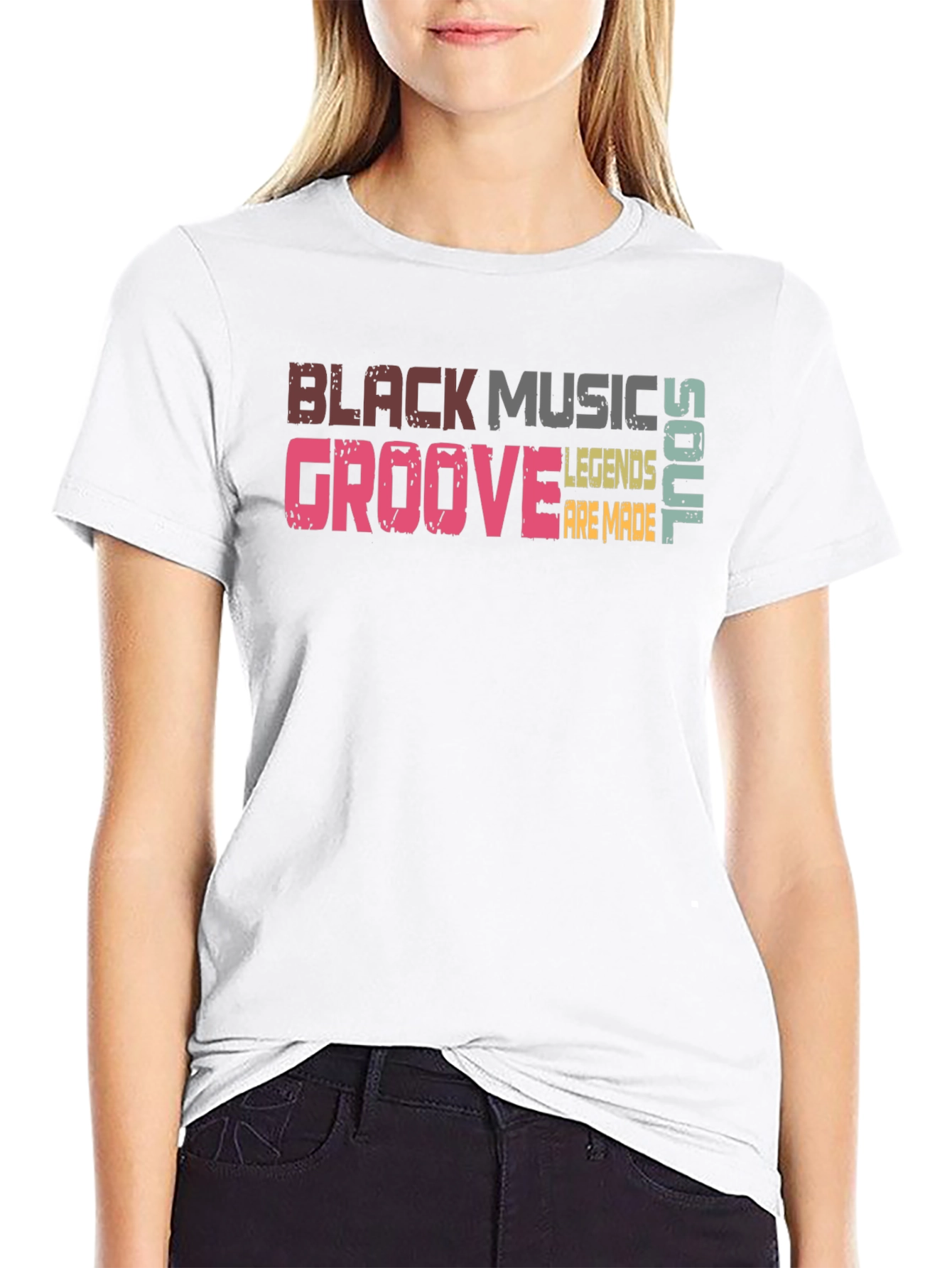 Black Music Groove Graphic T-Shirt
