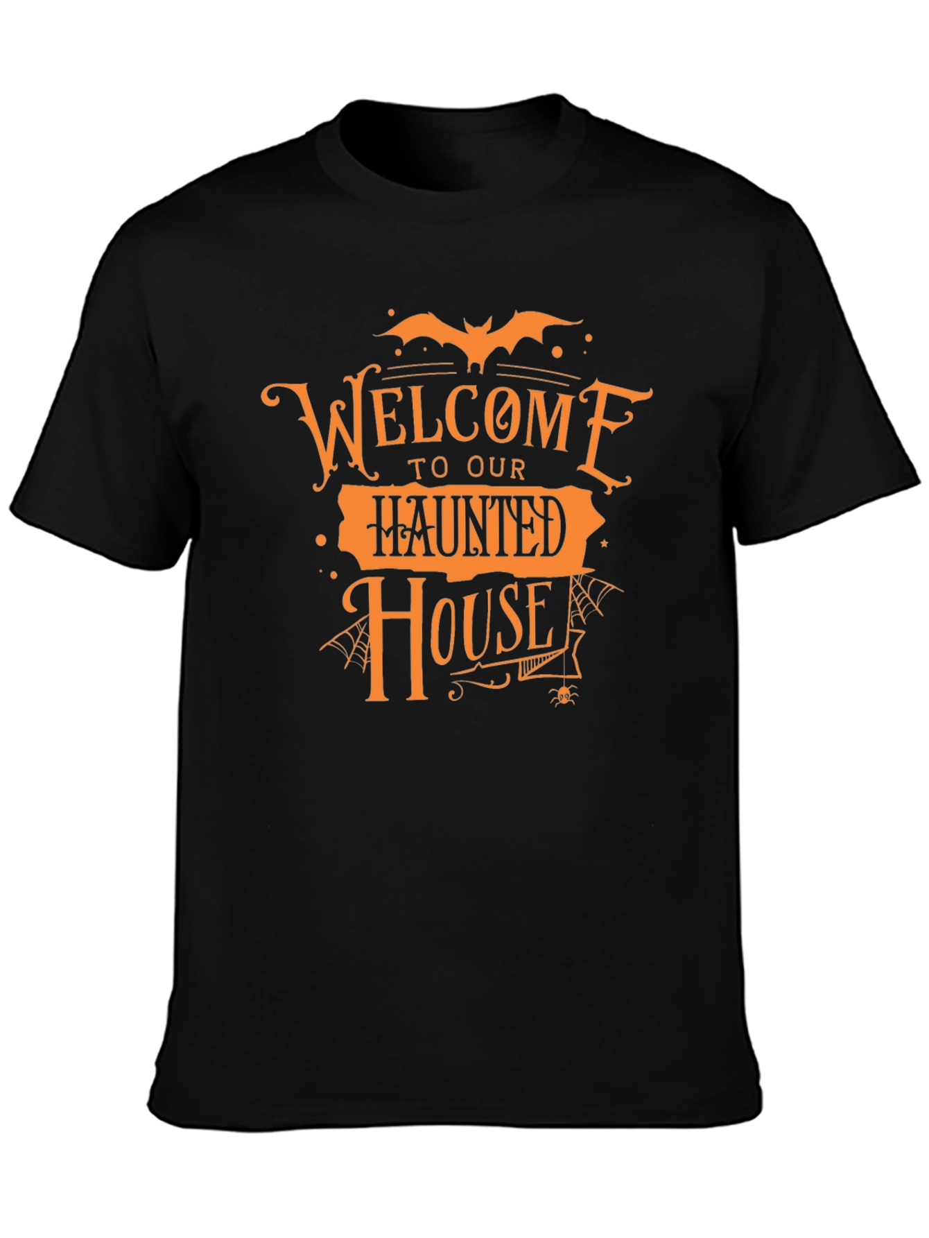 Welcome to Our Haunted House Halloween Graphic Tee