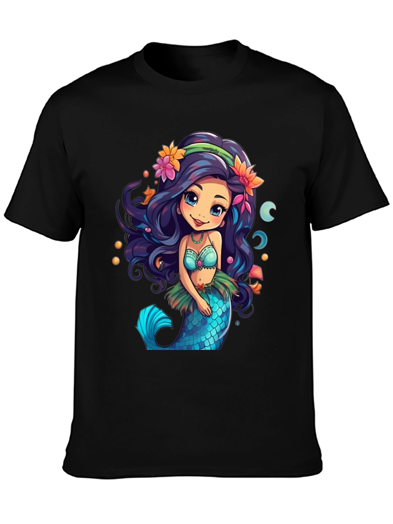Mermaid Graphic T-Shirt - Sea Life Tee