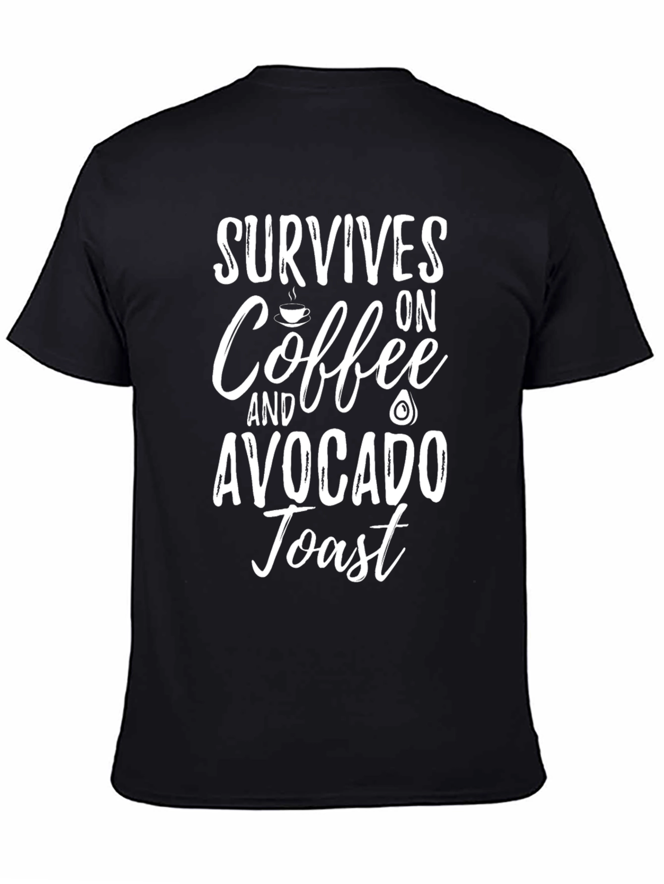 Coffee & Avocado Toast T-Shirt - Funny Graphic Tee