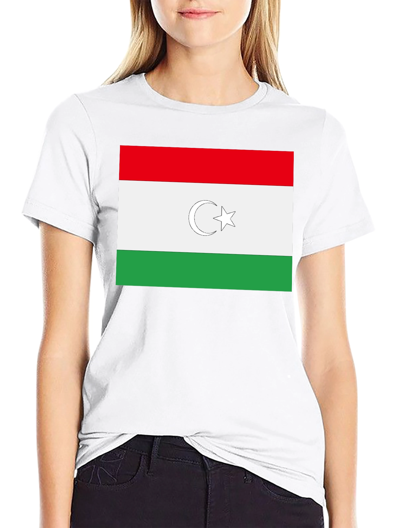Turkmenistan Flag T-Shirt Stylish Cotton Tee
